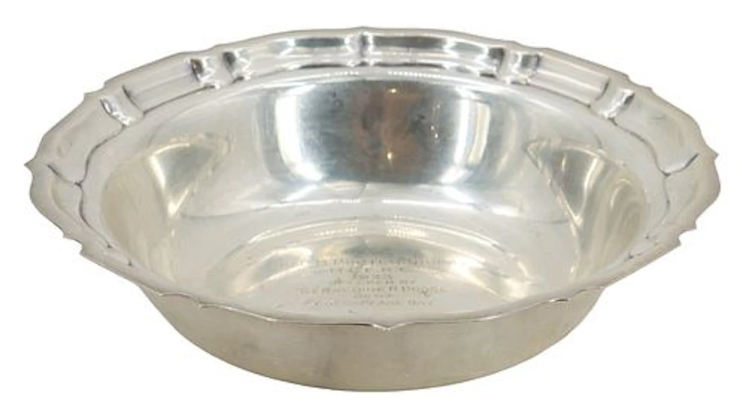 Vintage Gorham "Chippendale" Pattern Sterling Silver Trophy Bowl - 17.175 ozt.