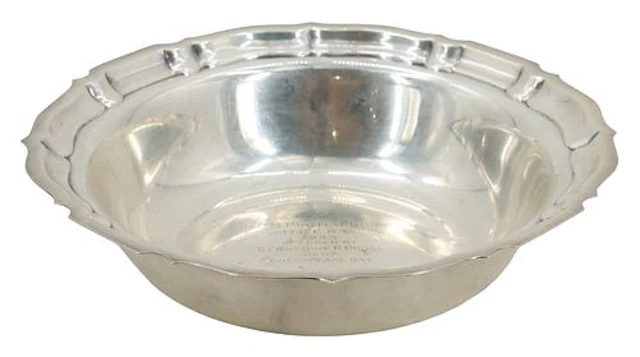 Vintage Gorham "Chippendale" Pattern Sterling Silver Trophy Bowl - 17.175 ozt.