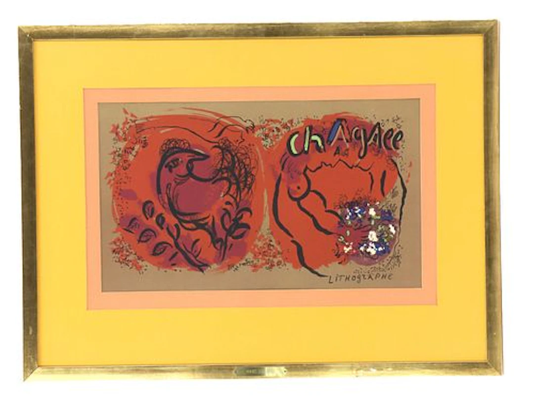 Marc Chagall (1887-1985) Russian/French, Color Lithograph on Paper