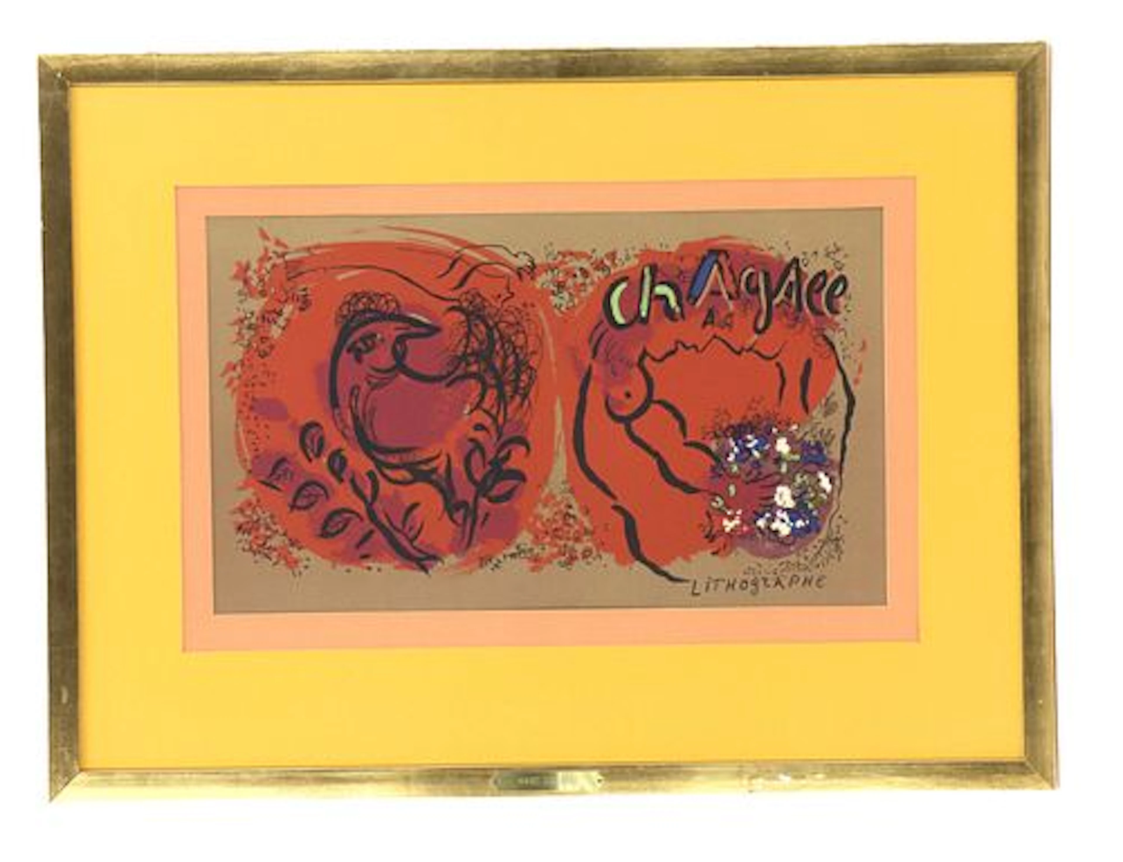 Marc Chagall (1887-1985) Russian/French, Color Lithograph on Paper