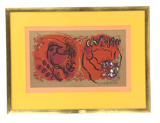 Marc Chagall (1887-1985) Russian/French, Color Lithograph on Paper