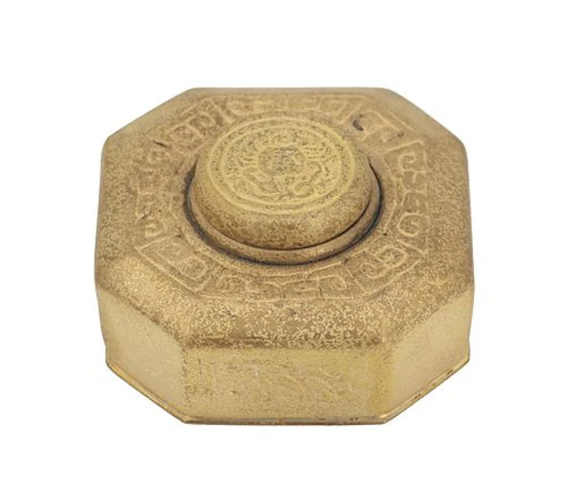 Tiffany Studios Bronze "Byzantine" Octagonal Inkwell