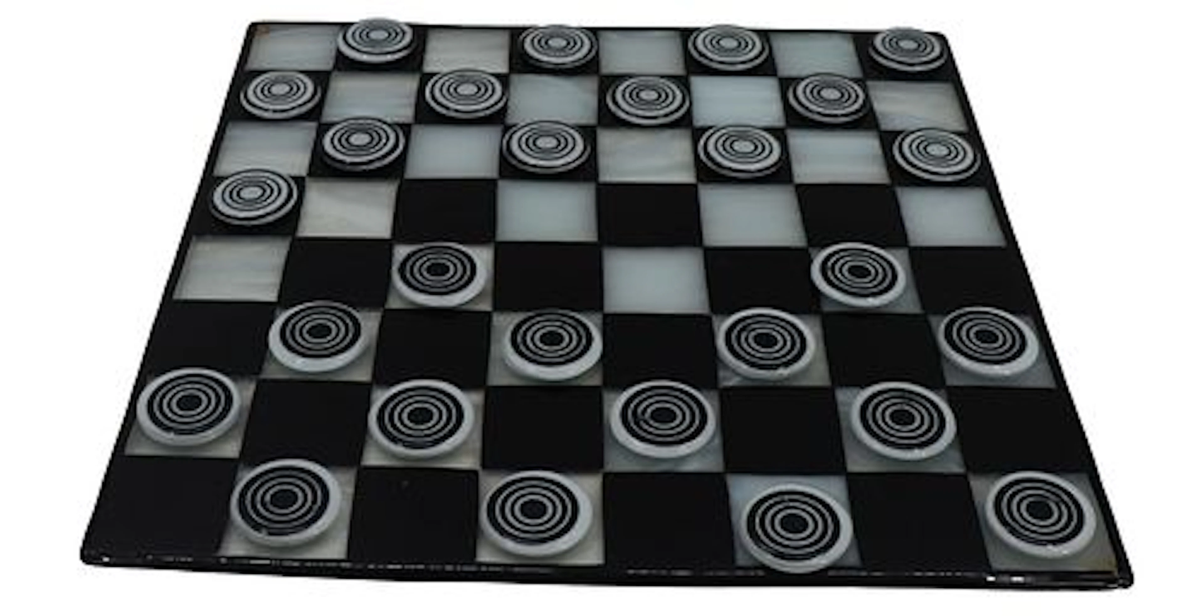 Art Glass Checker Set
