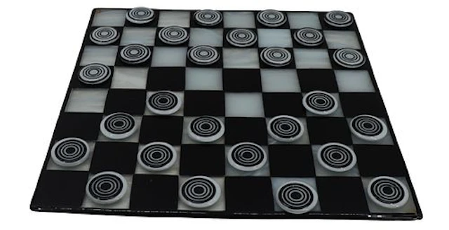 Art Glass Checker Set