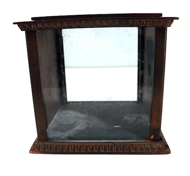 Antique National Cash Register (NCR) Brass, Metal, and Glass Receipt/Ticket
