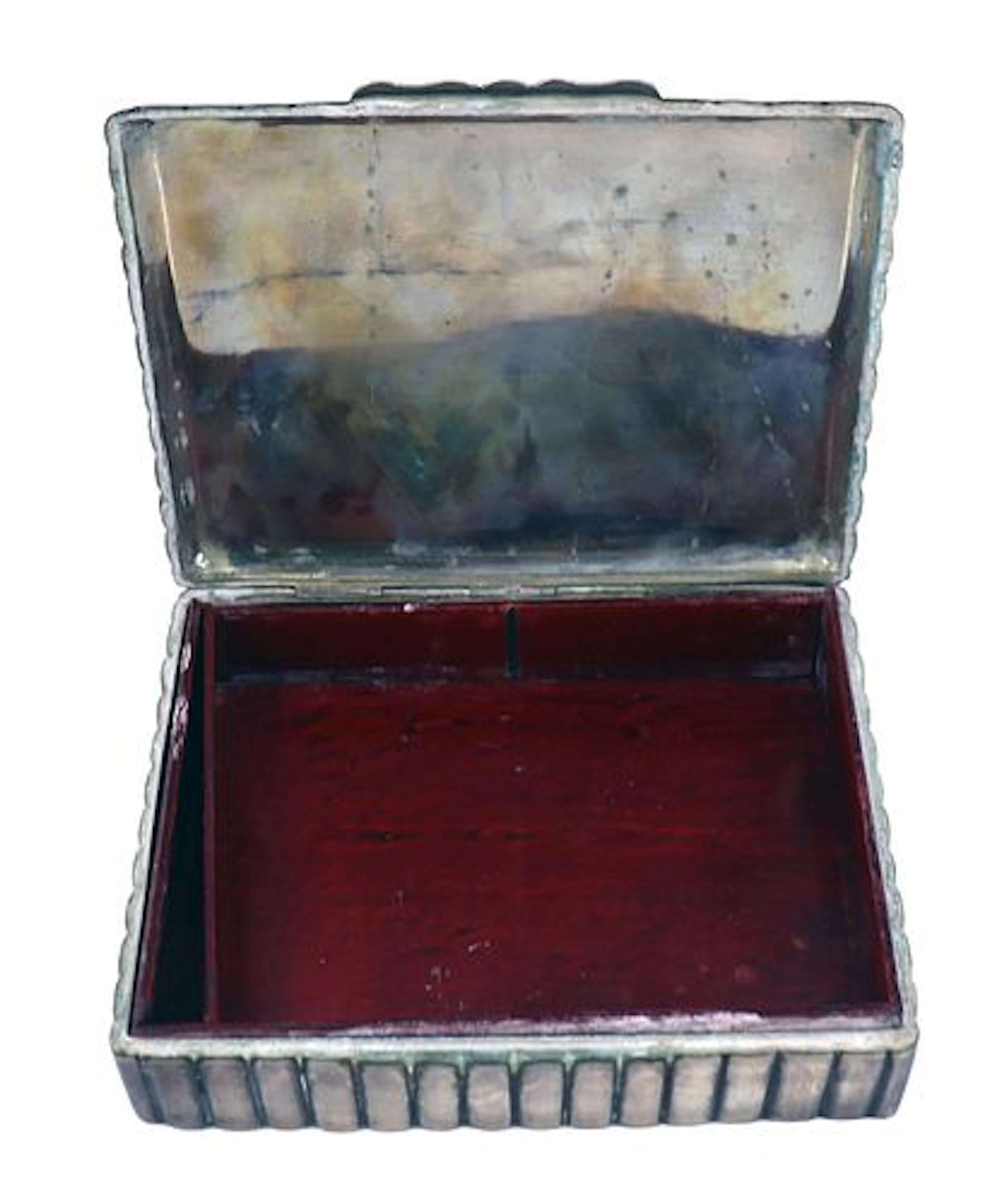 Sterling Silver Jewelry Box - Approx 12.920 ozt.