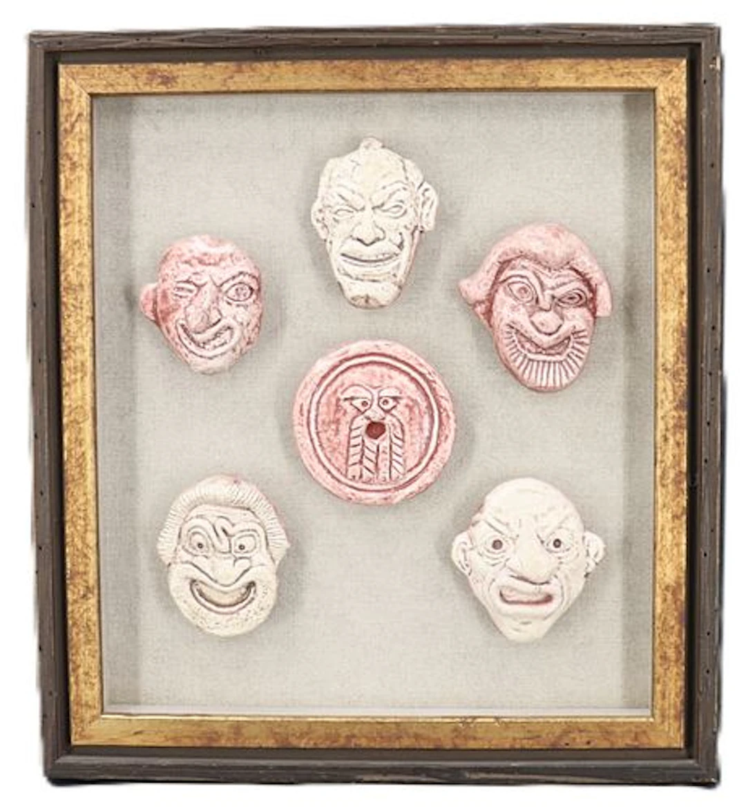 Greco-Roman Style Souvenir Replica Theater Admission Tokens