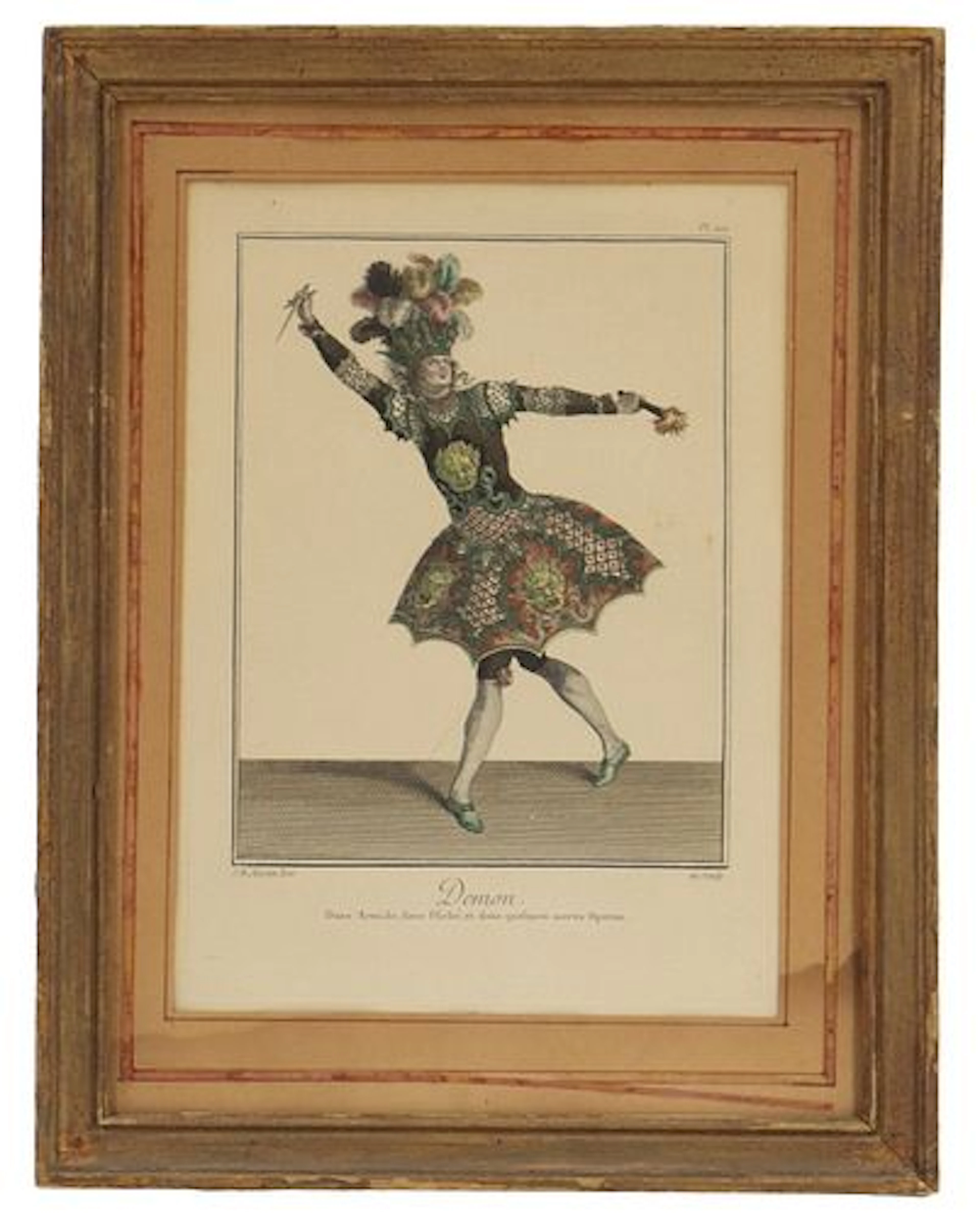 Jean Baptiste Martin (1659-1735) French, Hand Colored Engraving