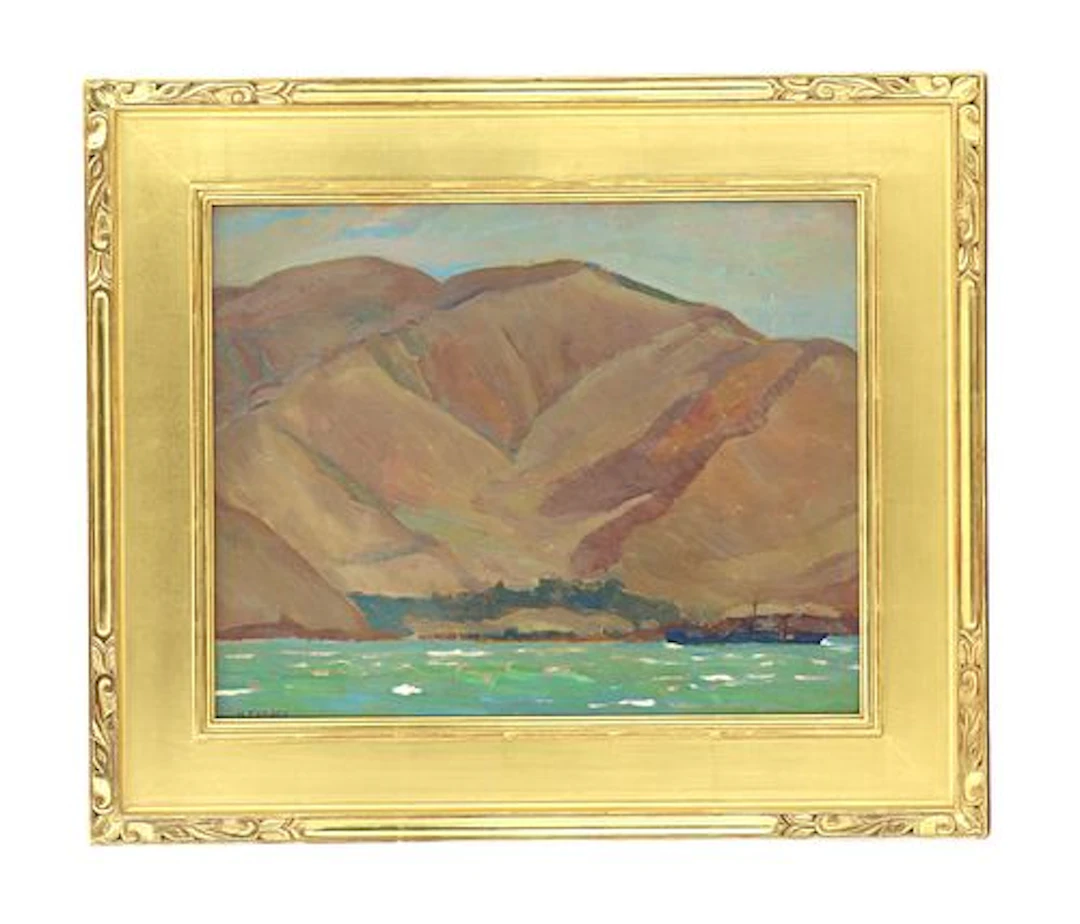 Helen Katherine Forbes (1891-1945) American, Oil on Canvas Costal
