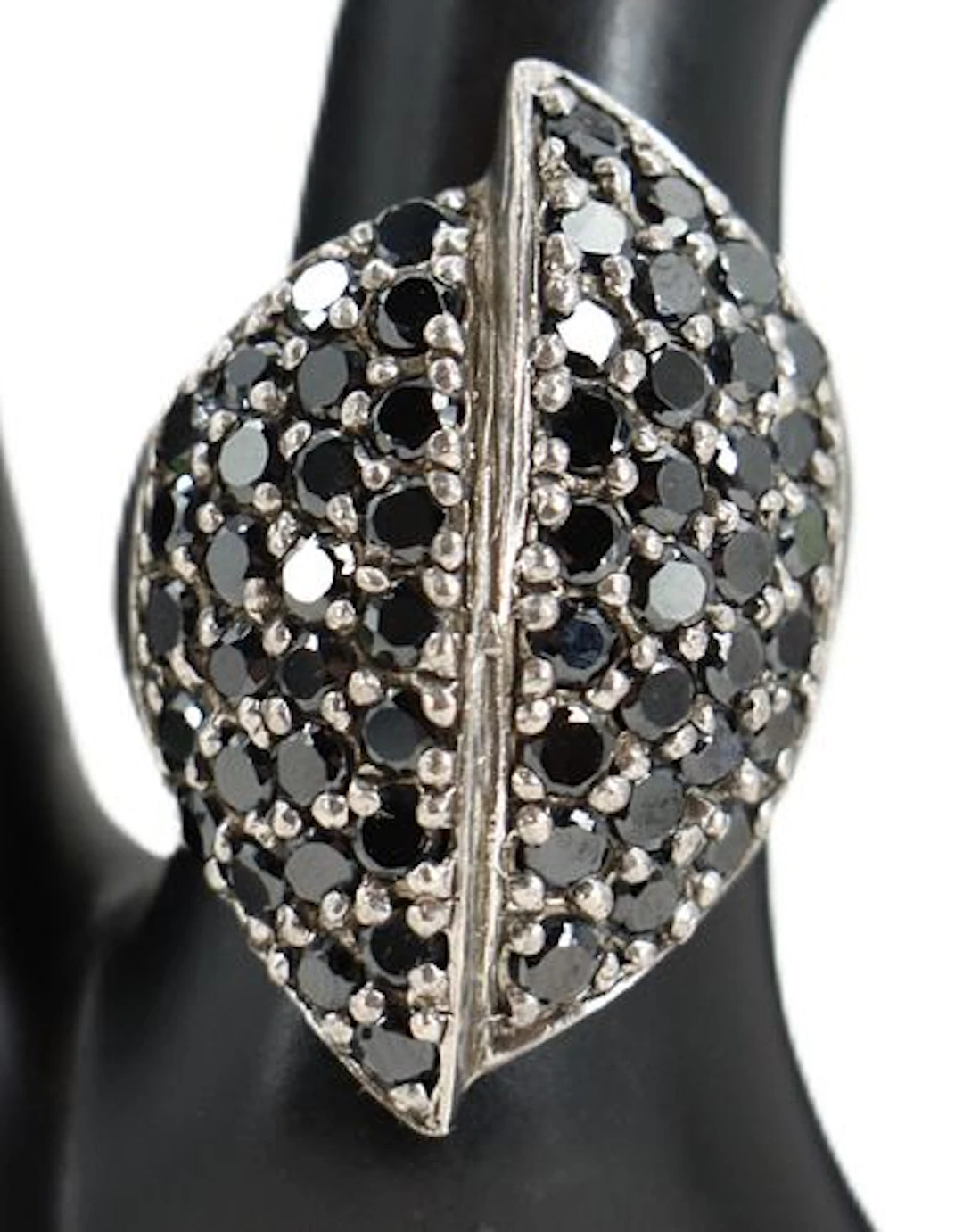 Marked Sterling Silver and Sapphire Ring - RS: 7 - Gross 0.350 ozt.