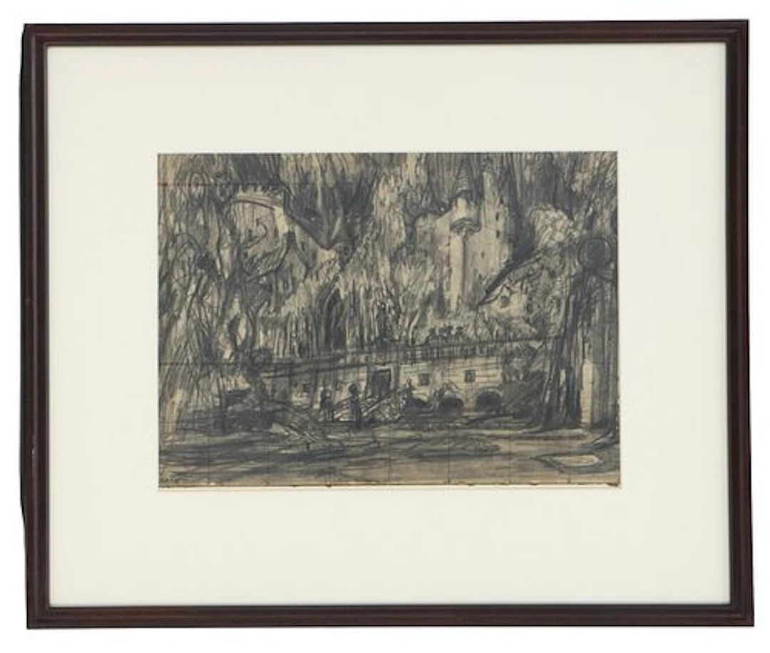 Leon Bakst (1866-1924) Russian, Graphite on Board