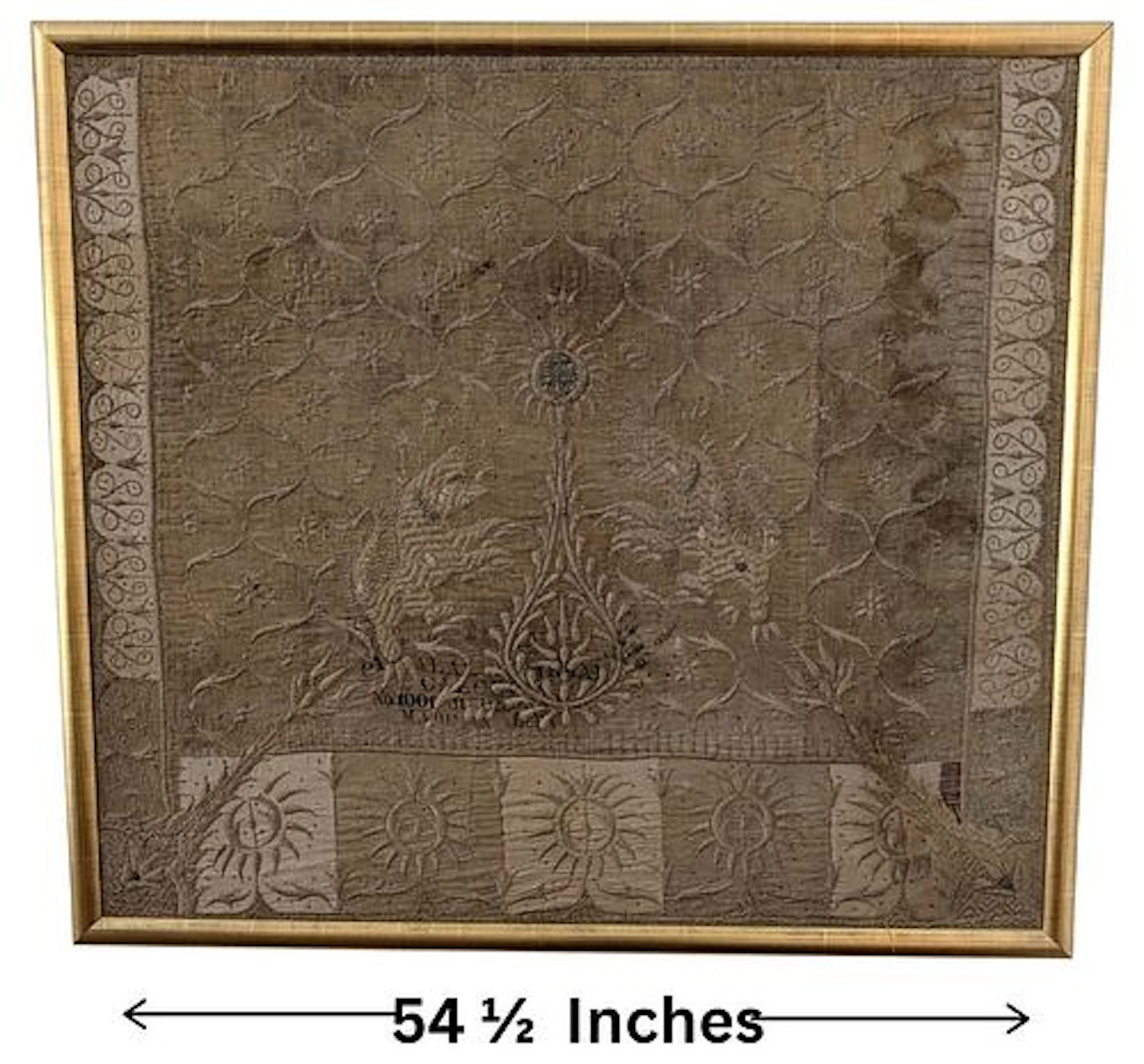 Antique Persian Textile Panel