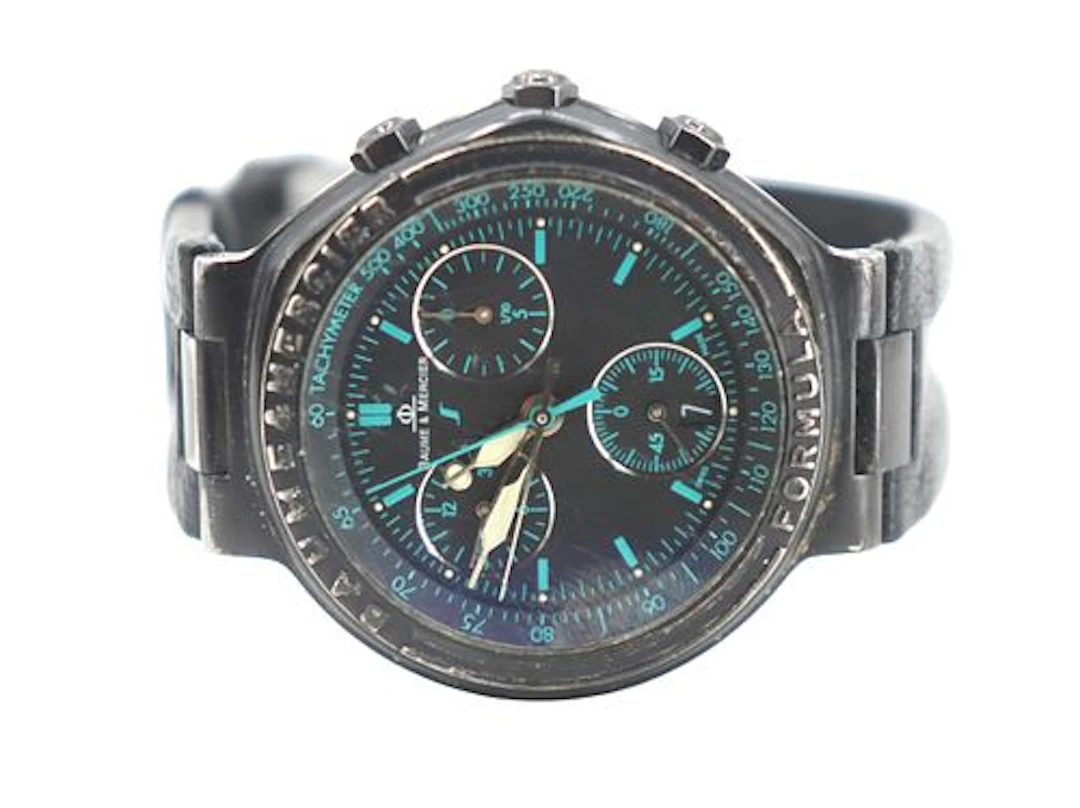 Baume & Mercier Formula Chronograph Stainless Steel Wrist Watch
