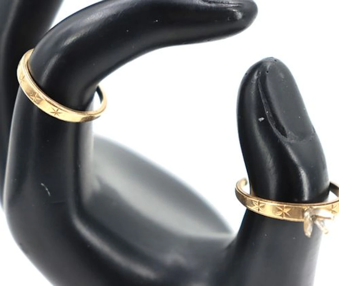 (2) Marked 14k Gold Rings - As Is - 3.5 g.