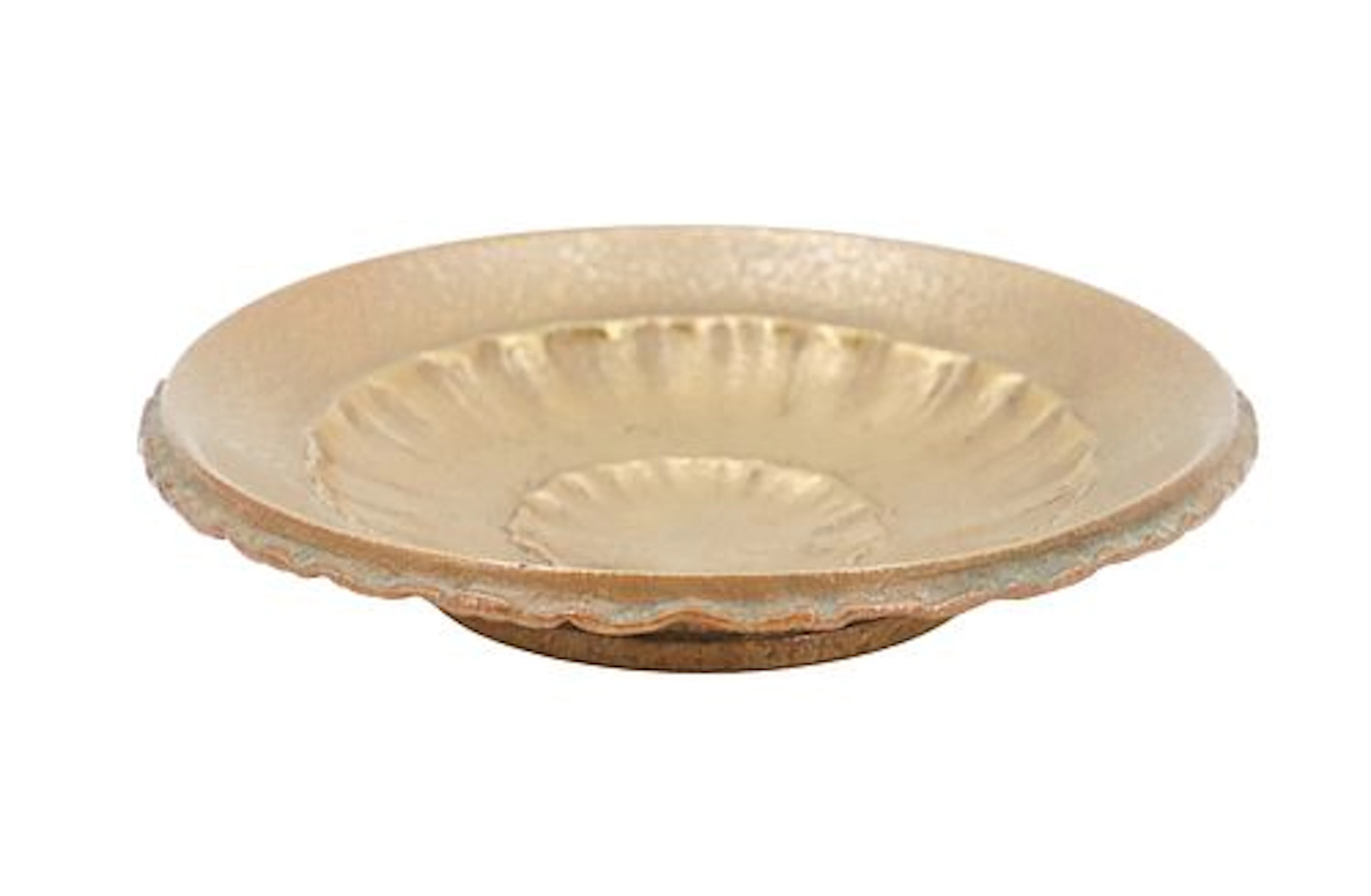 Tiffany Studios Dore Bronze Footed Dish