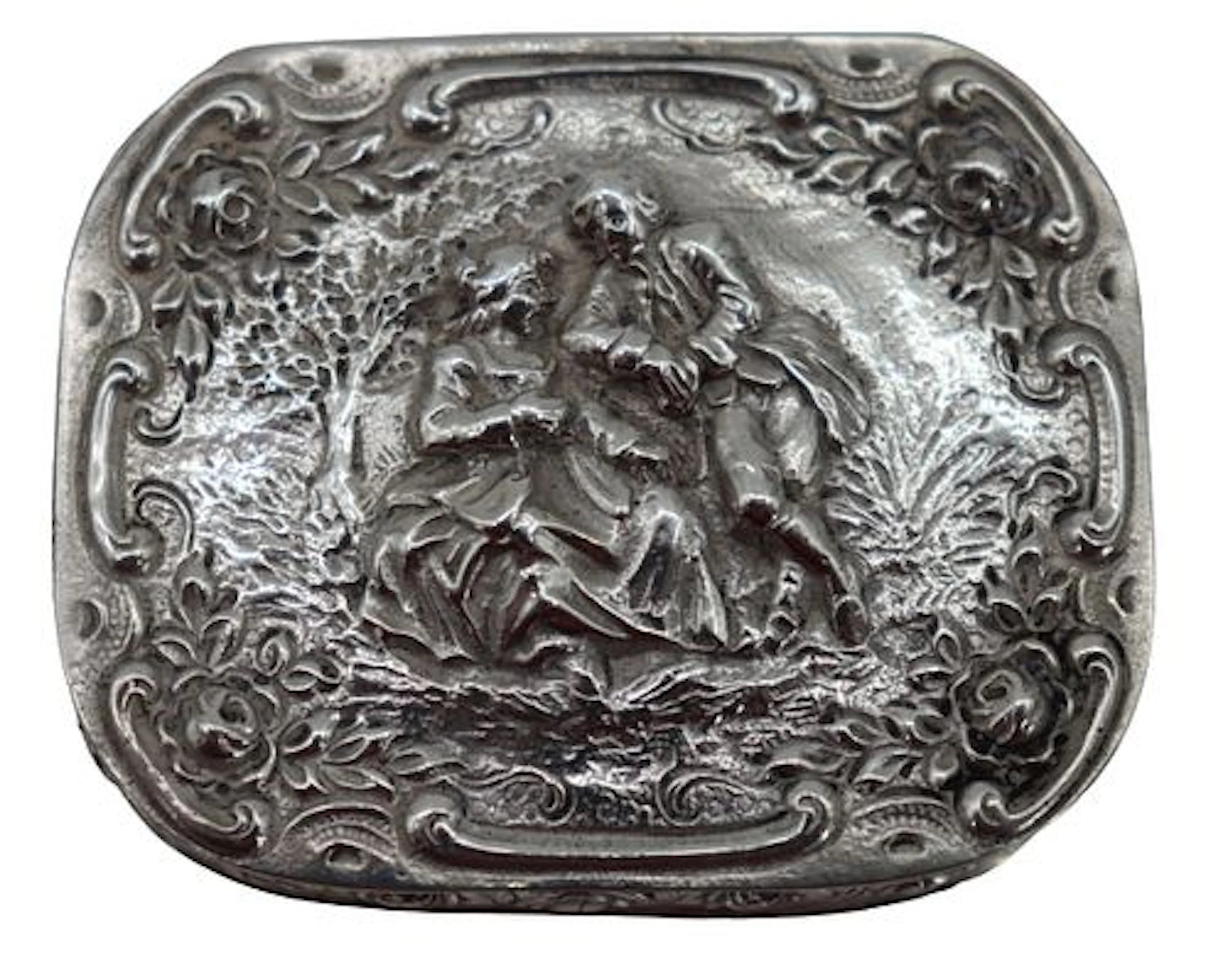 Antique German .830 Silver Trinket Box - 2.015 ozt.