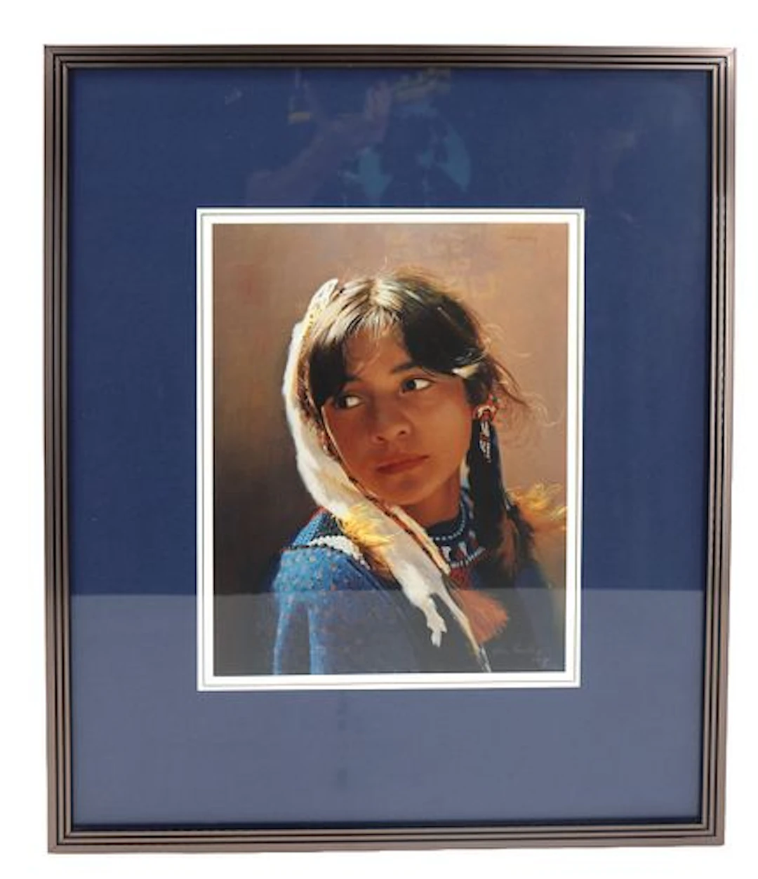 Don Crowley (1926-2019) American, Lithograph Print Native American