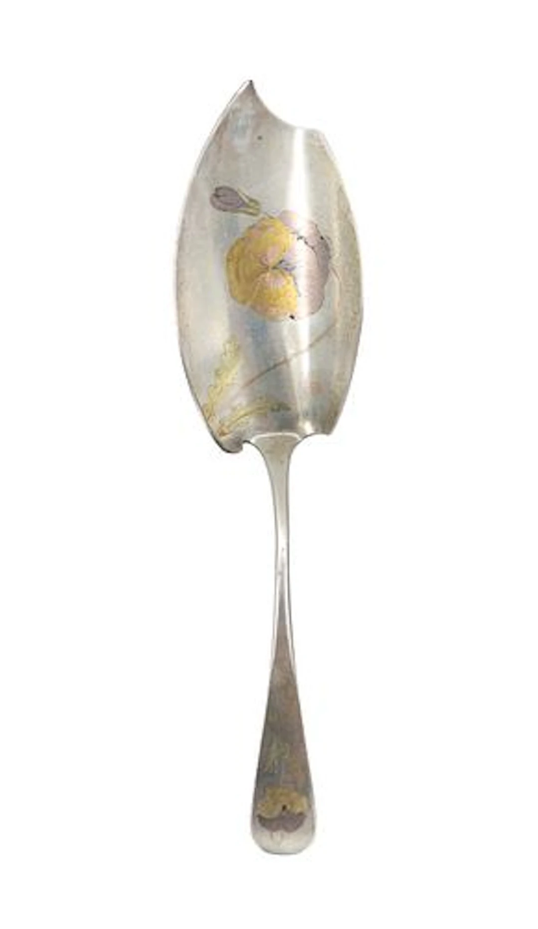 Stunning Antique Dominick & Haff Acid-Etched Sterling Silver Spade