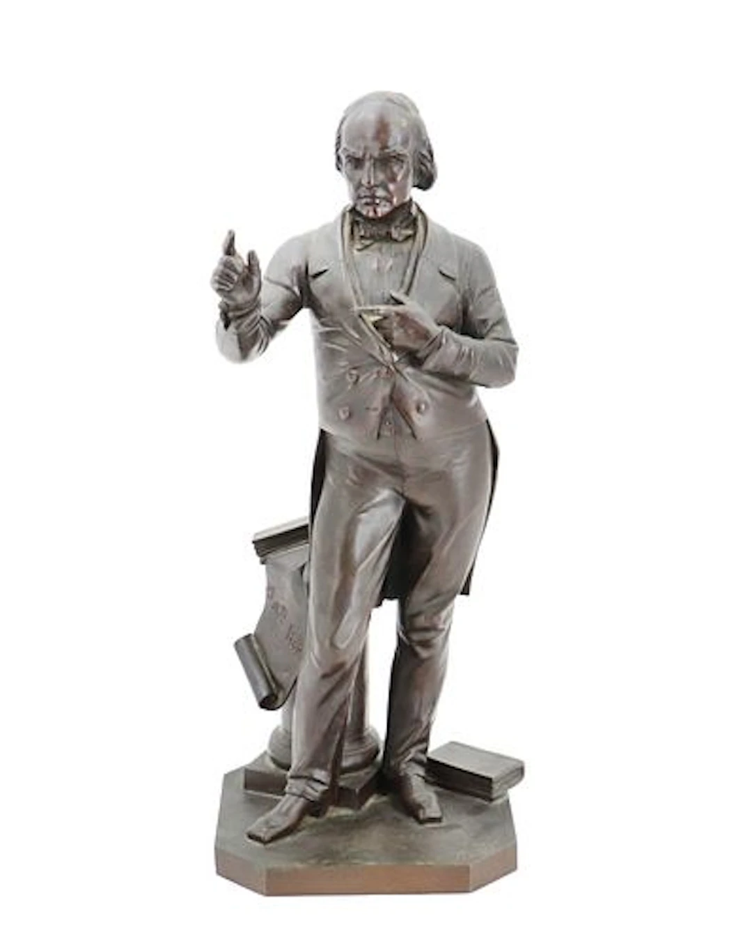 Patinated Bronze Sculpture of Daniel Webster