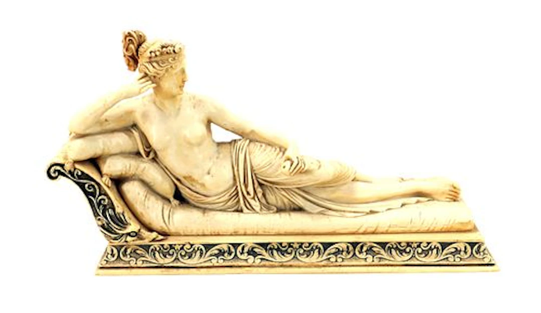 Amilcare Santini (1910-1975) Italian, After Canova "Paolina Borghese