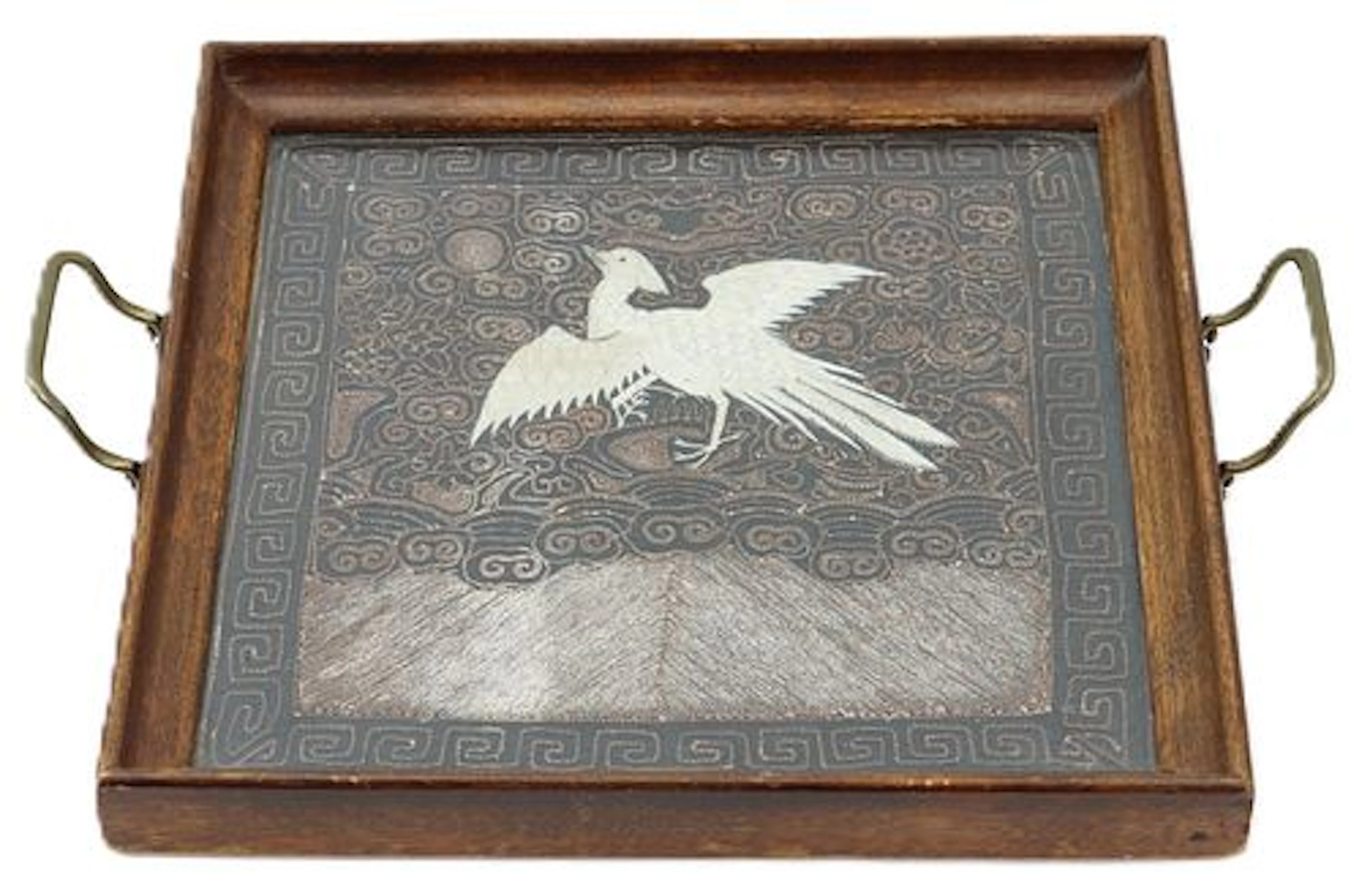 Antique Chinese Embroidered Rank Badge