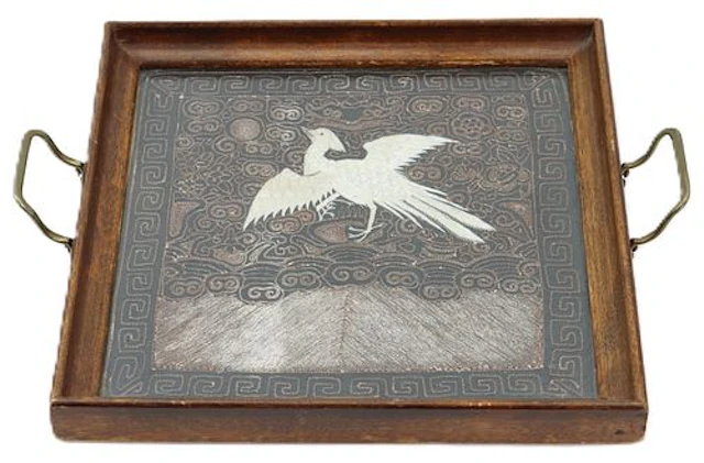 Antique Chinese Embroidered Rank Badge