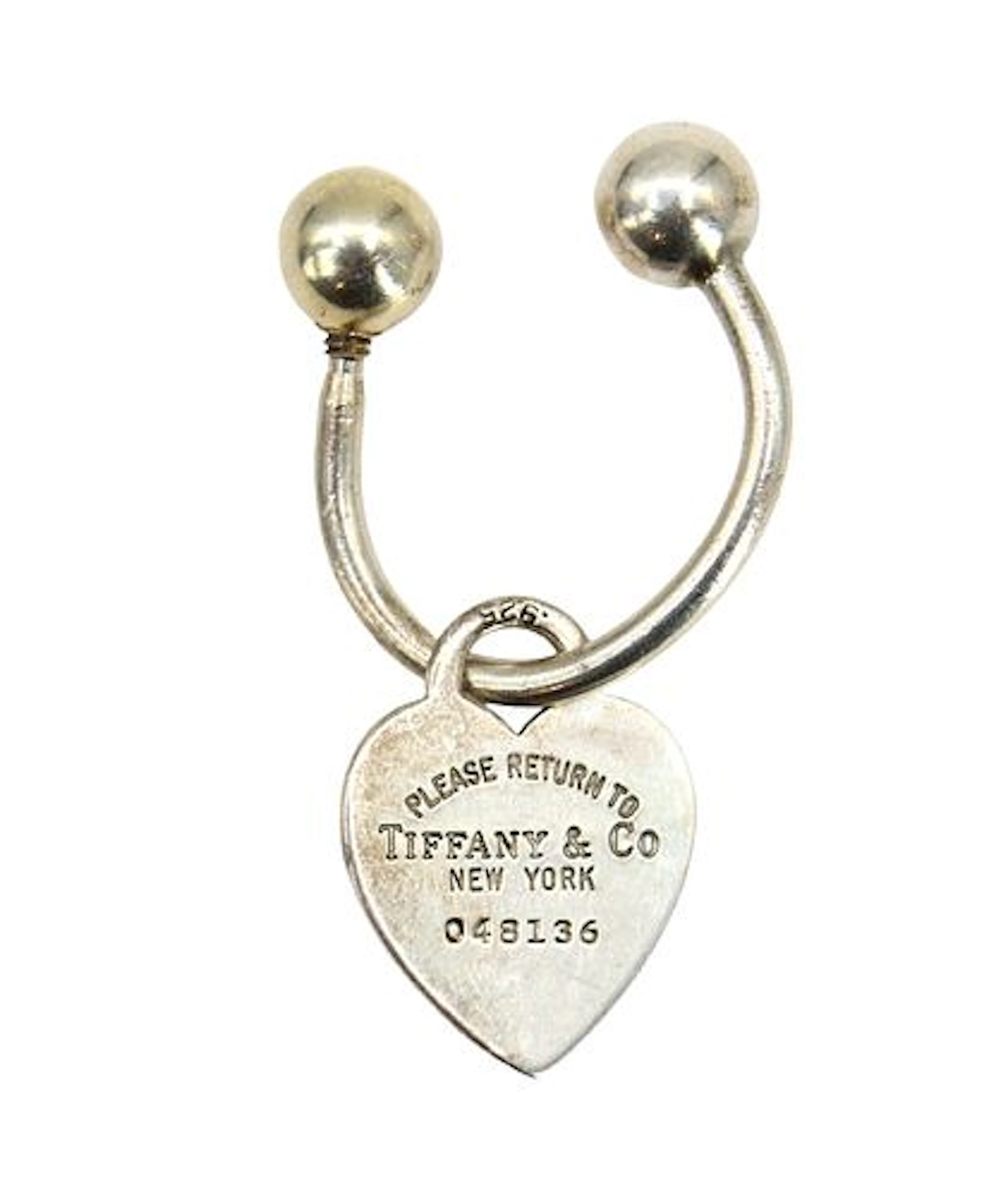 Tiffany & Co. Sterling Silver "Return to Tiffany" Heart Tag Charm - 0.325 ozt.