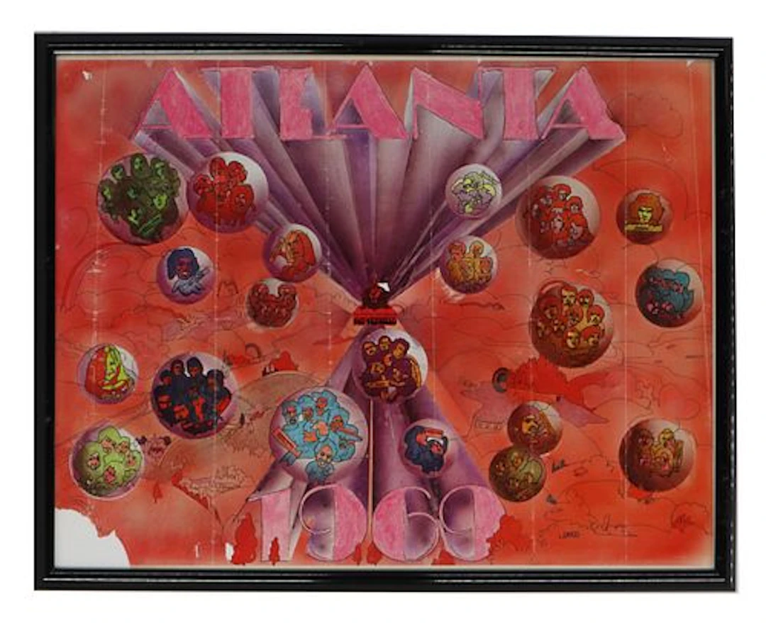 1969 Atlanta International Pop Festival Poster