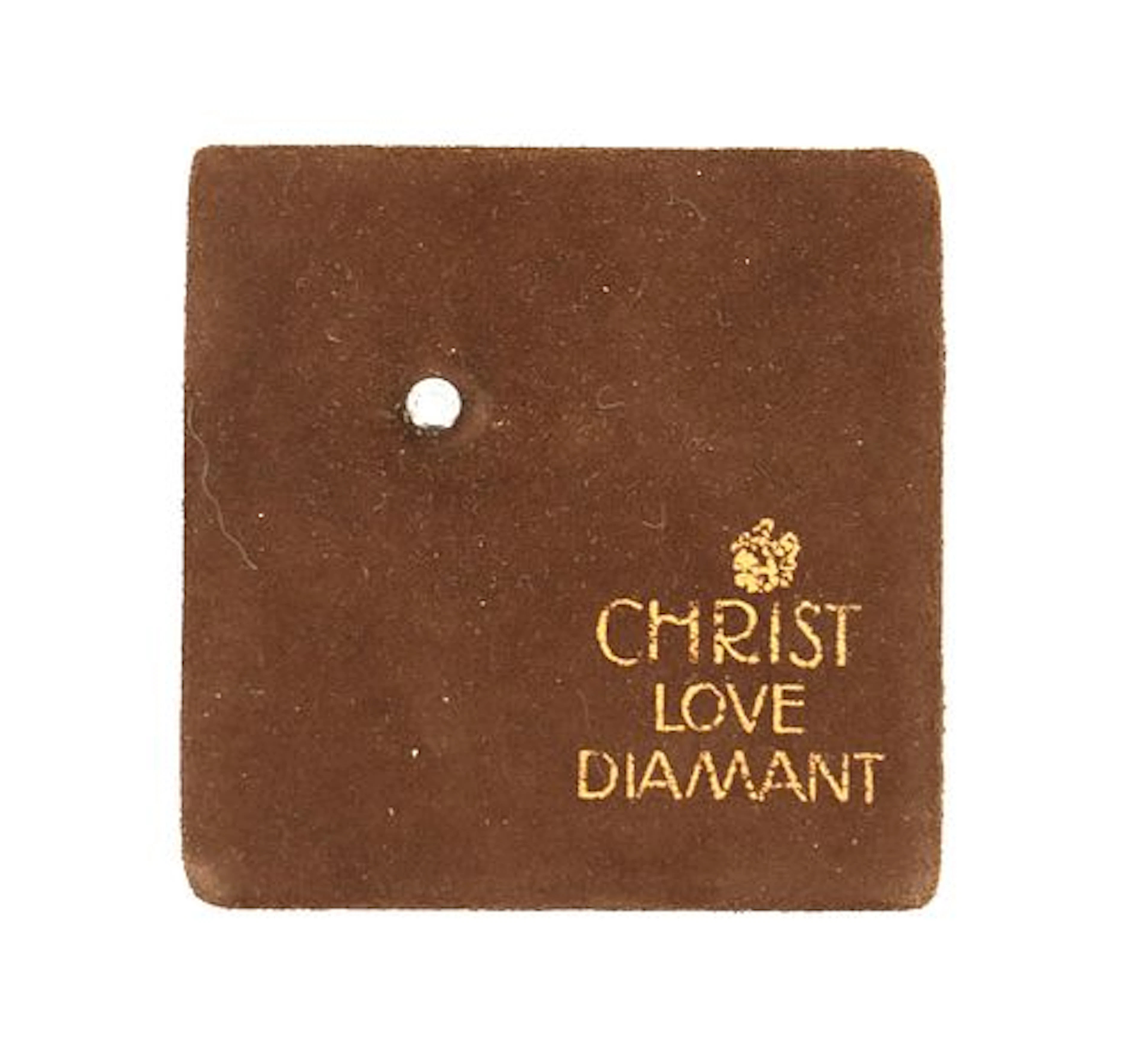 Christ Love Diamant 18k White Gold and 15 Carat Diamond Brooch/Pin