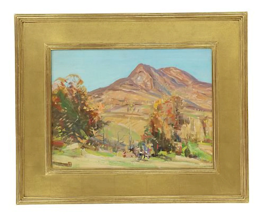 Jay H. Connaway (1892-1970) American, Oil on Canvasboard Western Landscape