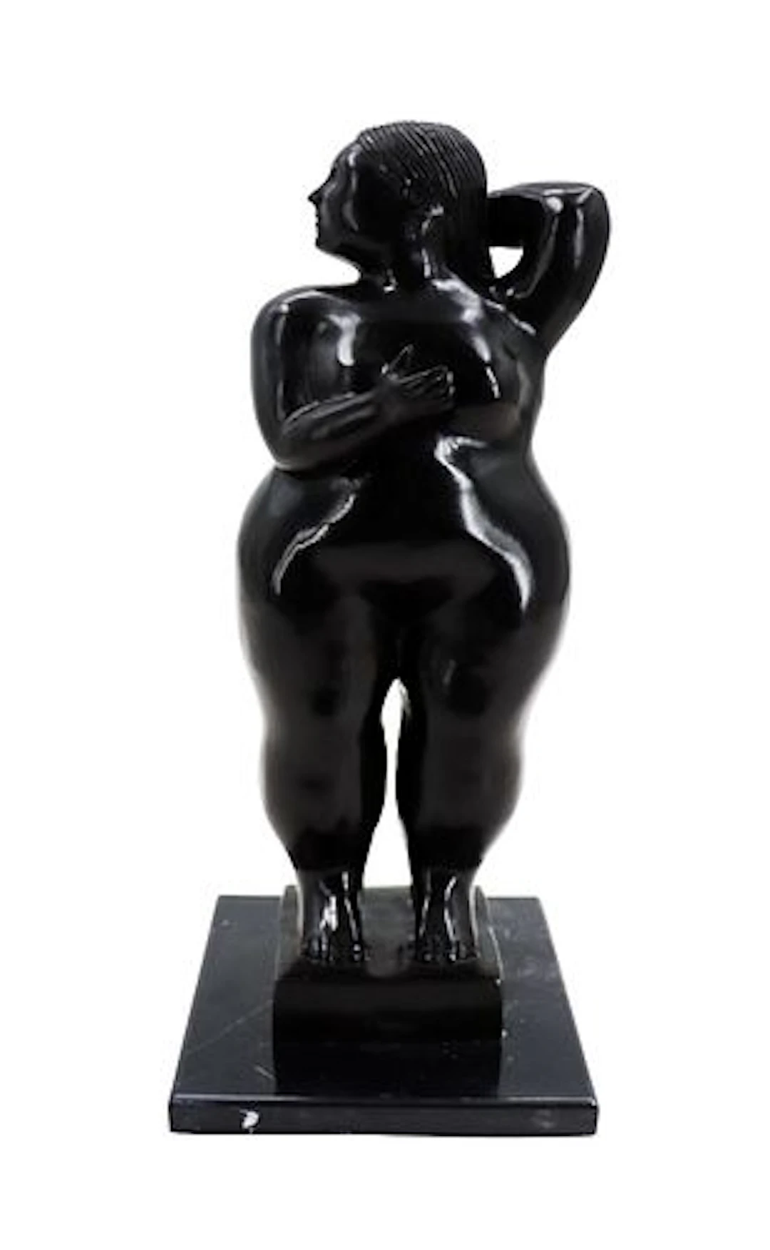 After Fernando Botero (1932-2023) Colombian, Bronze Standing Female Nude Figure