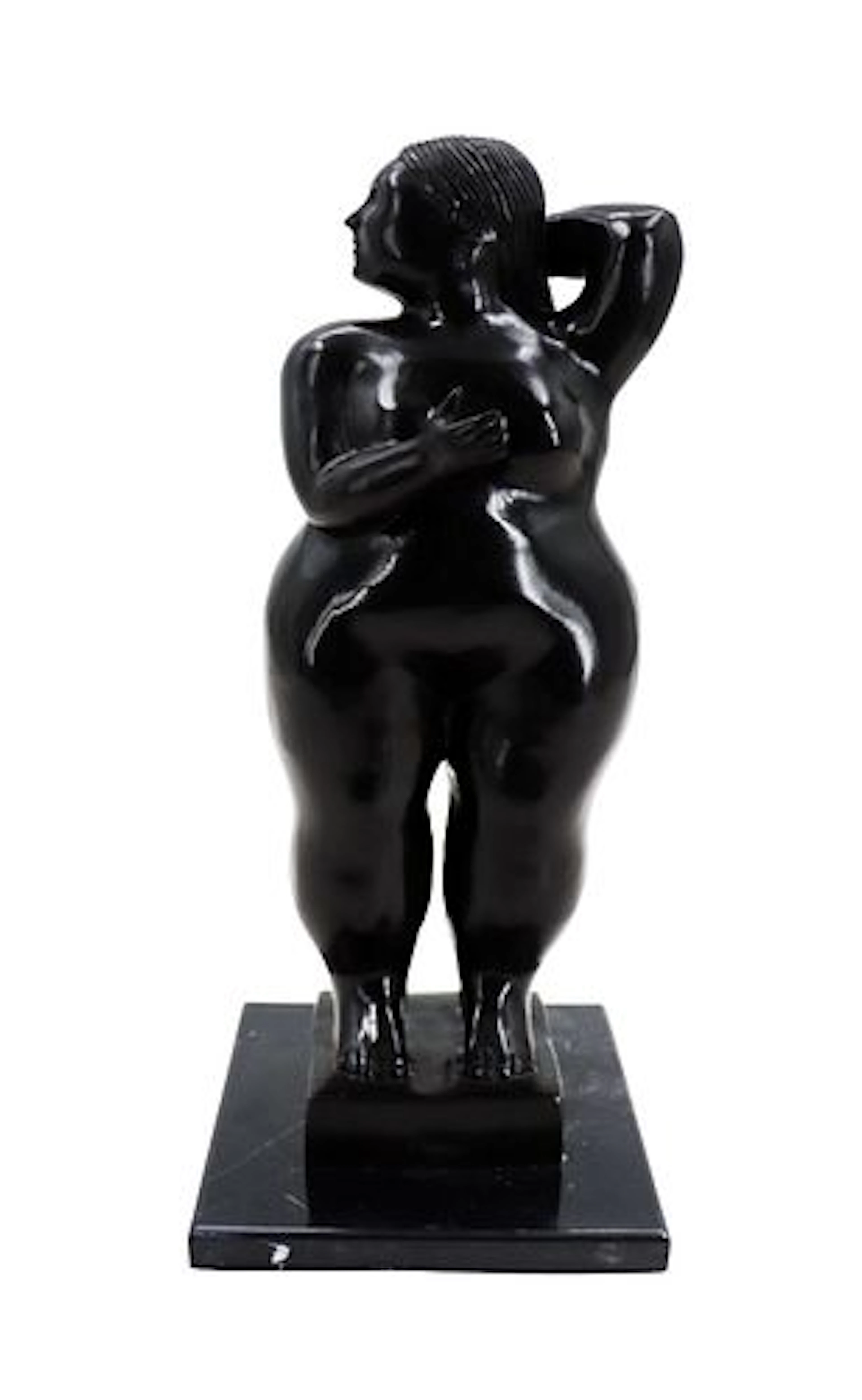 After Fernando Botero (1932-2023) Colombian, Bronze Standing Female Nude Figure
