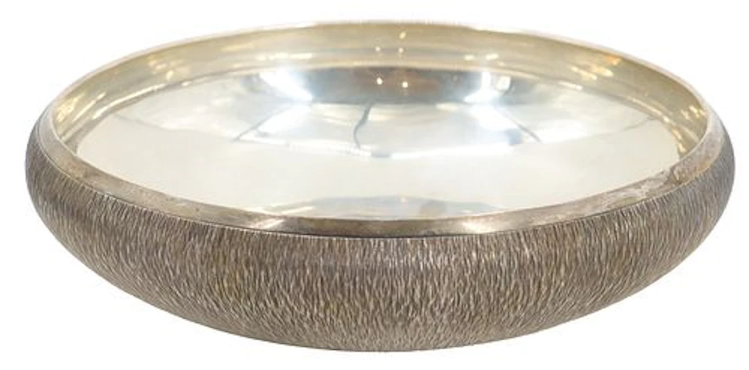 Adrian Benney (1930-2008) British, "Bark Finish" Commemorative Sterling