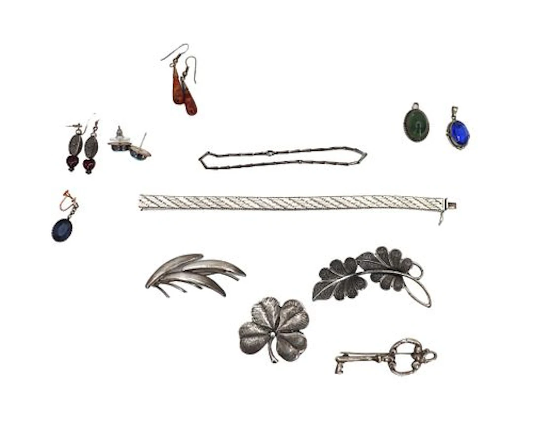 Collection of Sterling Silver Jewelry - Gross 2.510 ozt.