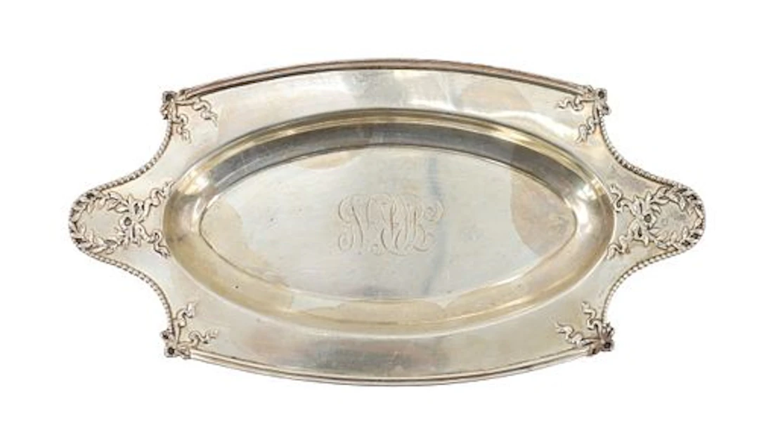 Antique Gorham Sterling Silver Serving Tray - 7.655 ozt.