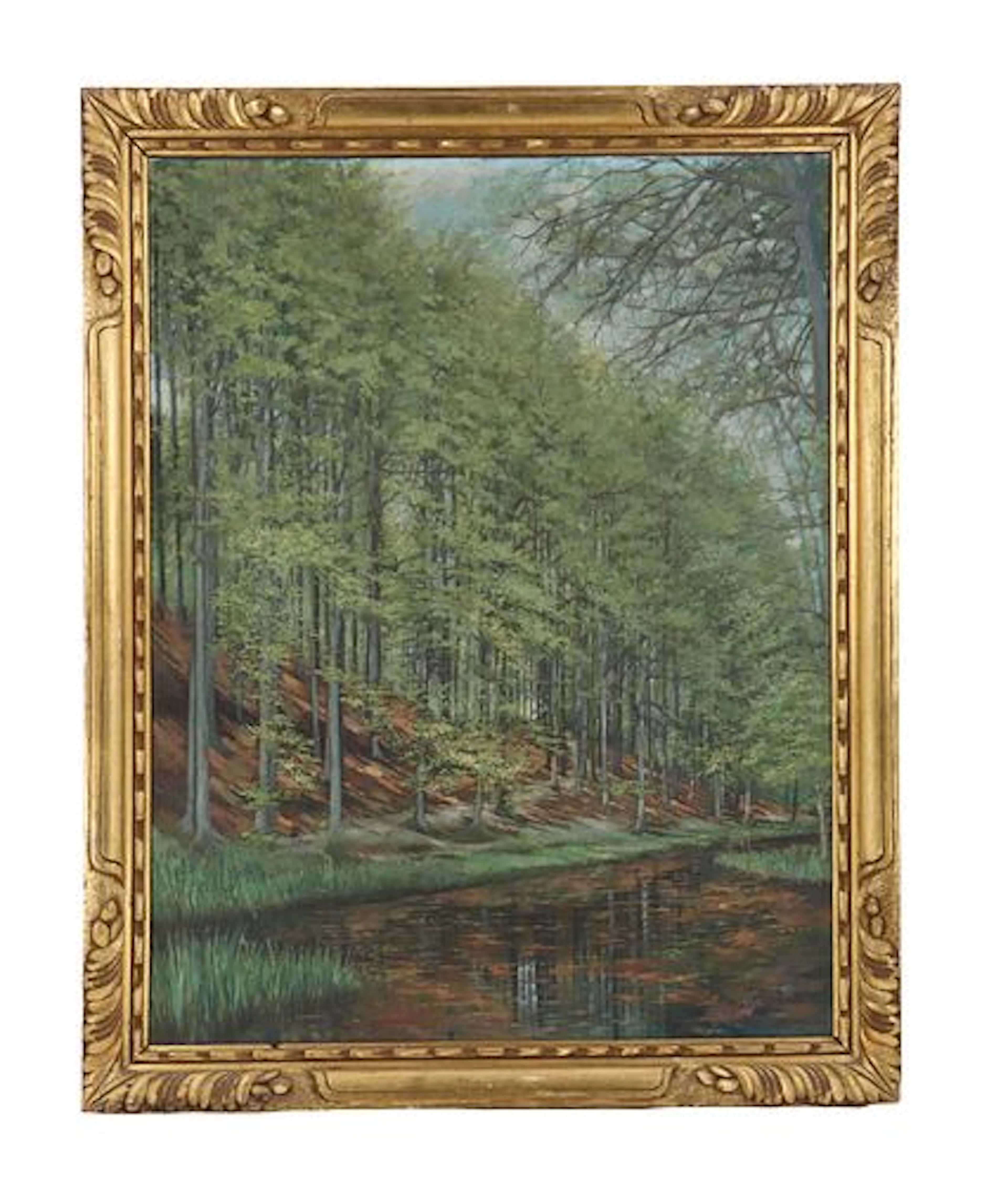 Jean Vandeput (19th/20th Century) Belgian, Oil on Canvas "Forested