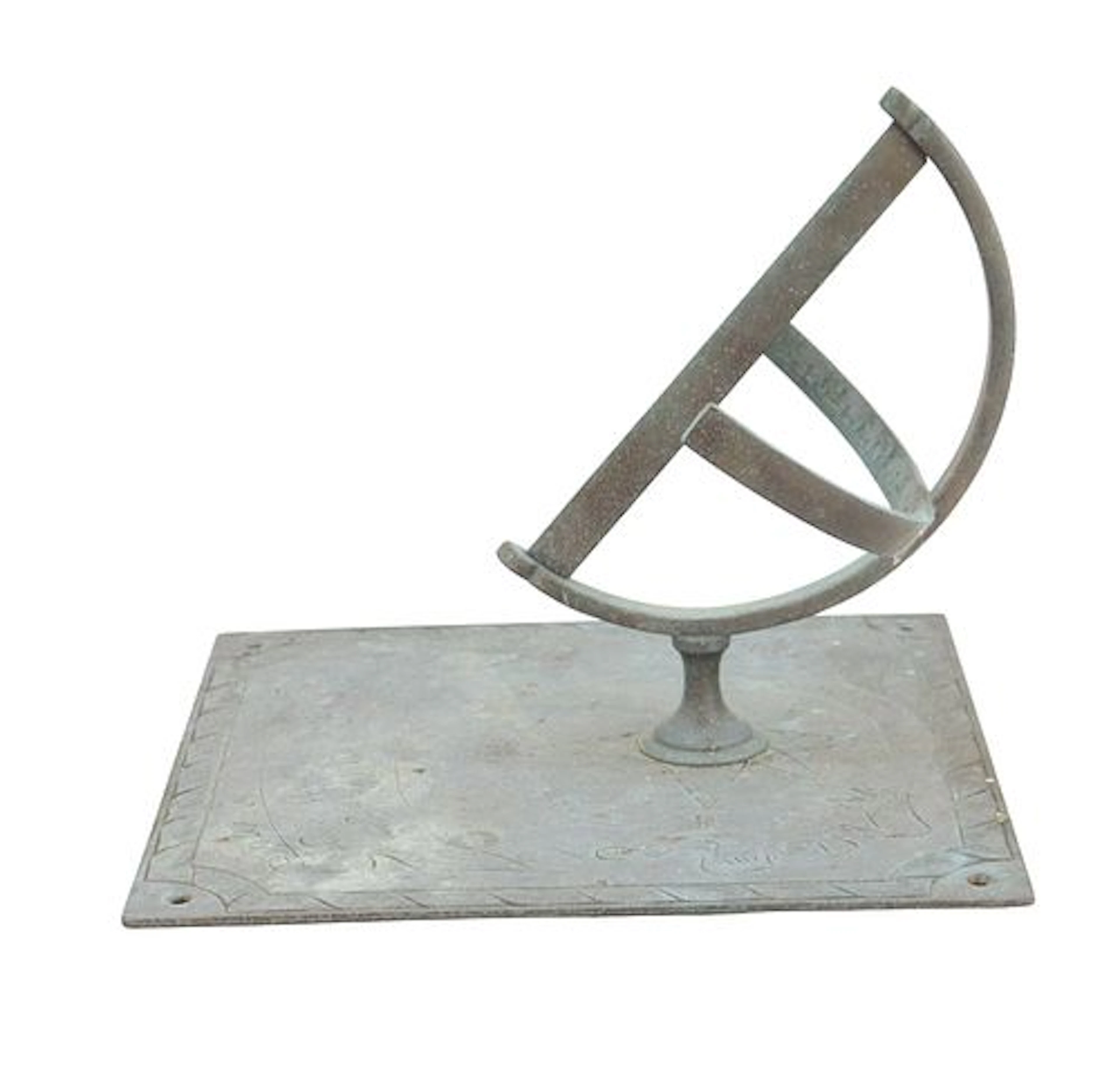 Antique Metal Equatorial Sundial