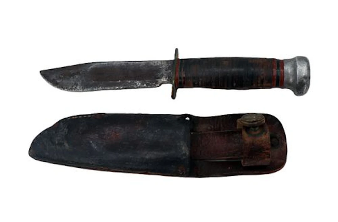 Vintage Marble Hunting Knife and Sheath