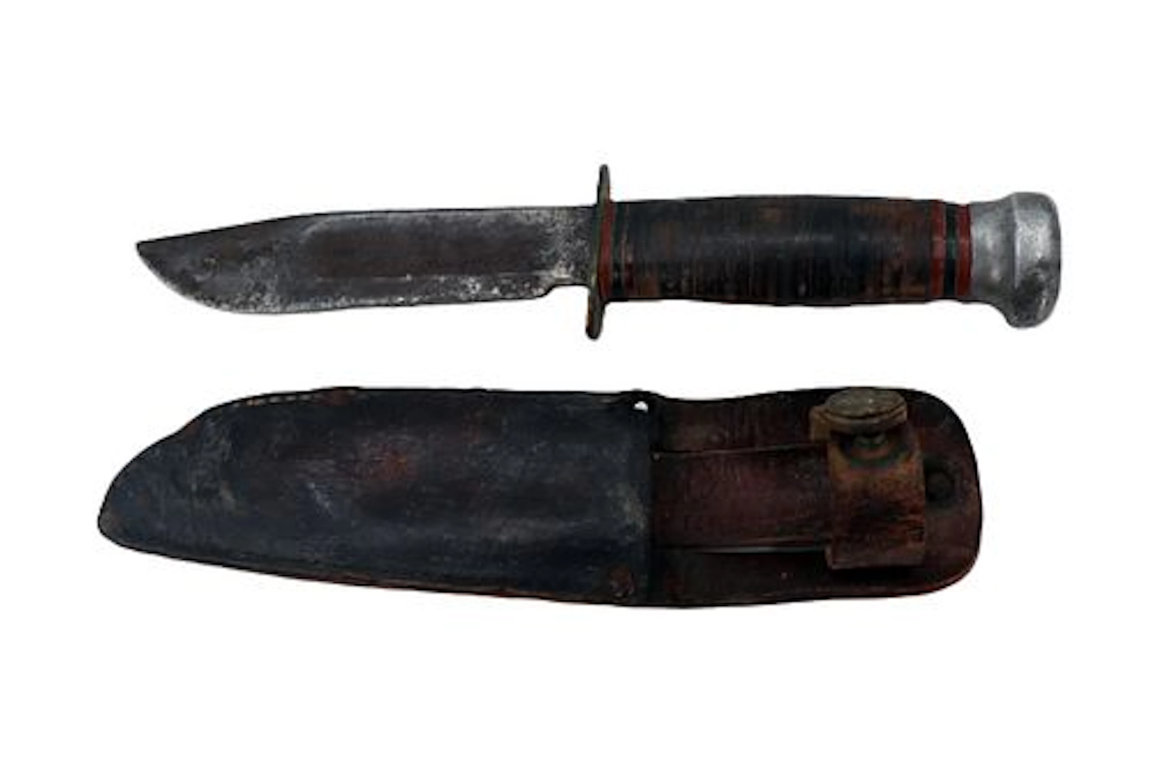 Vintage Marble Hunting Knife and Sheath