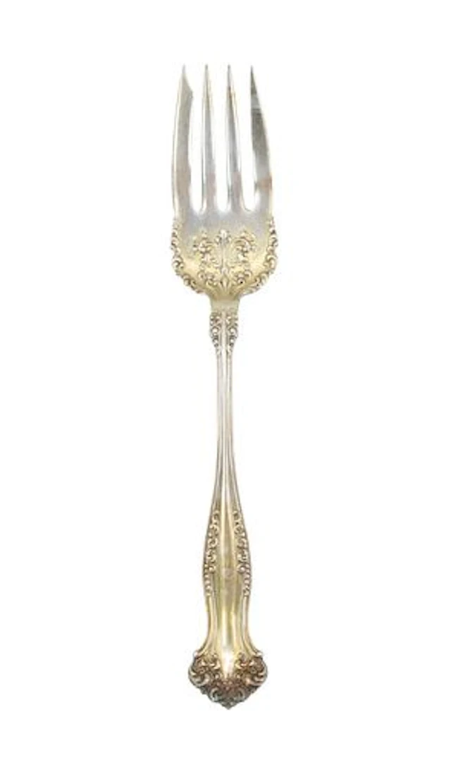 Antique 1847 Rogers Bros. Silver-Plated Serving Fork
