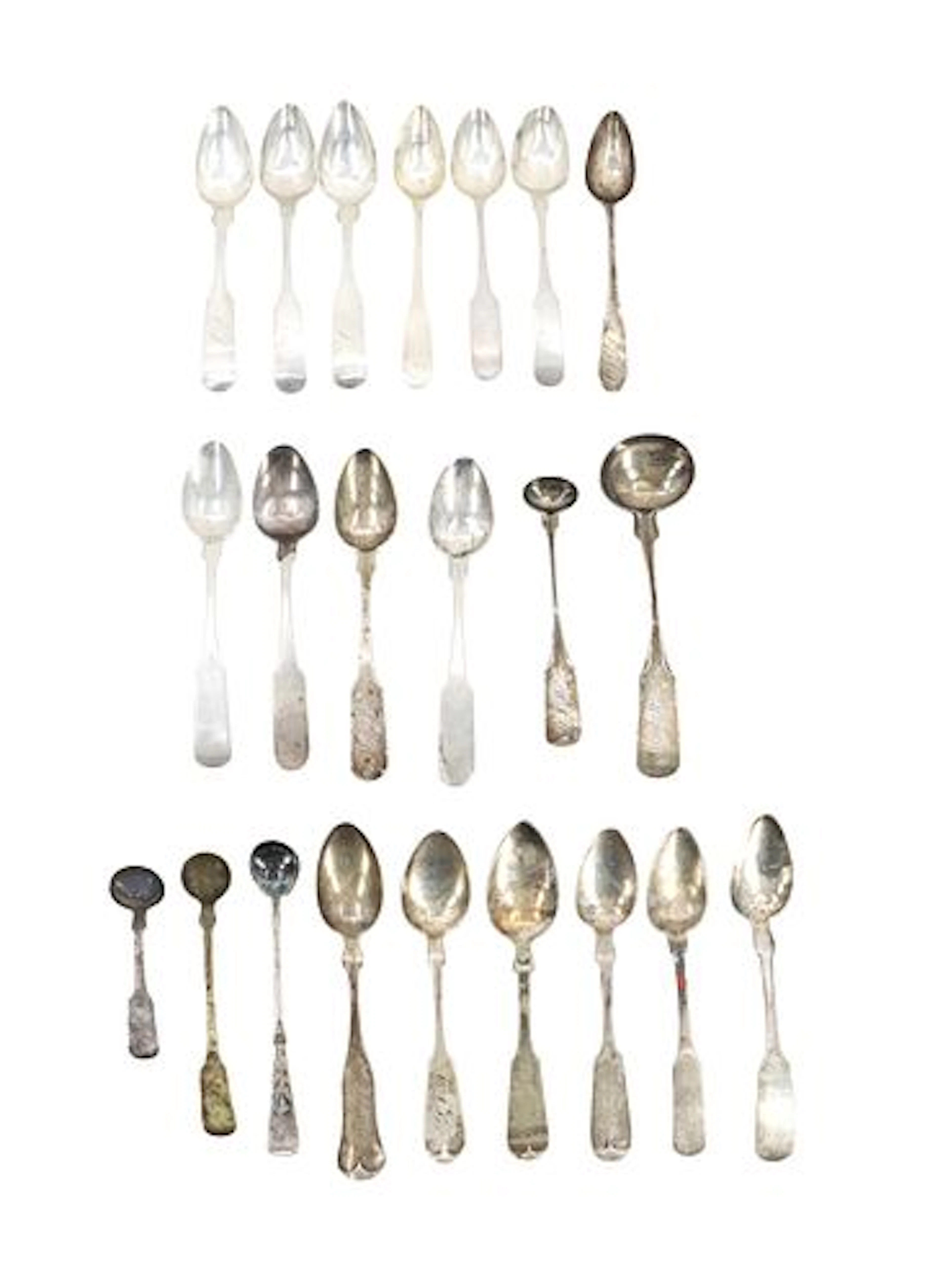 (22) American Sterling Silver Spoons - 10.545 ozt.