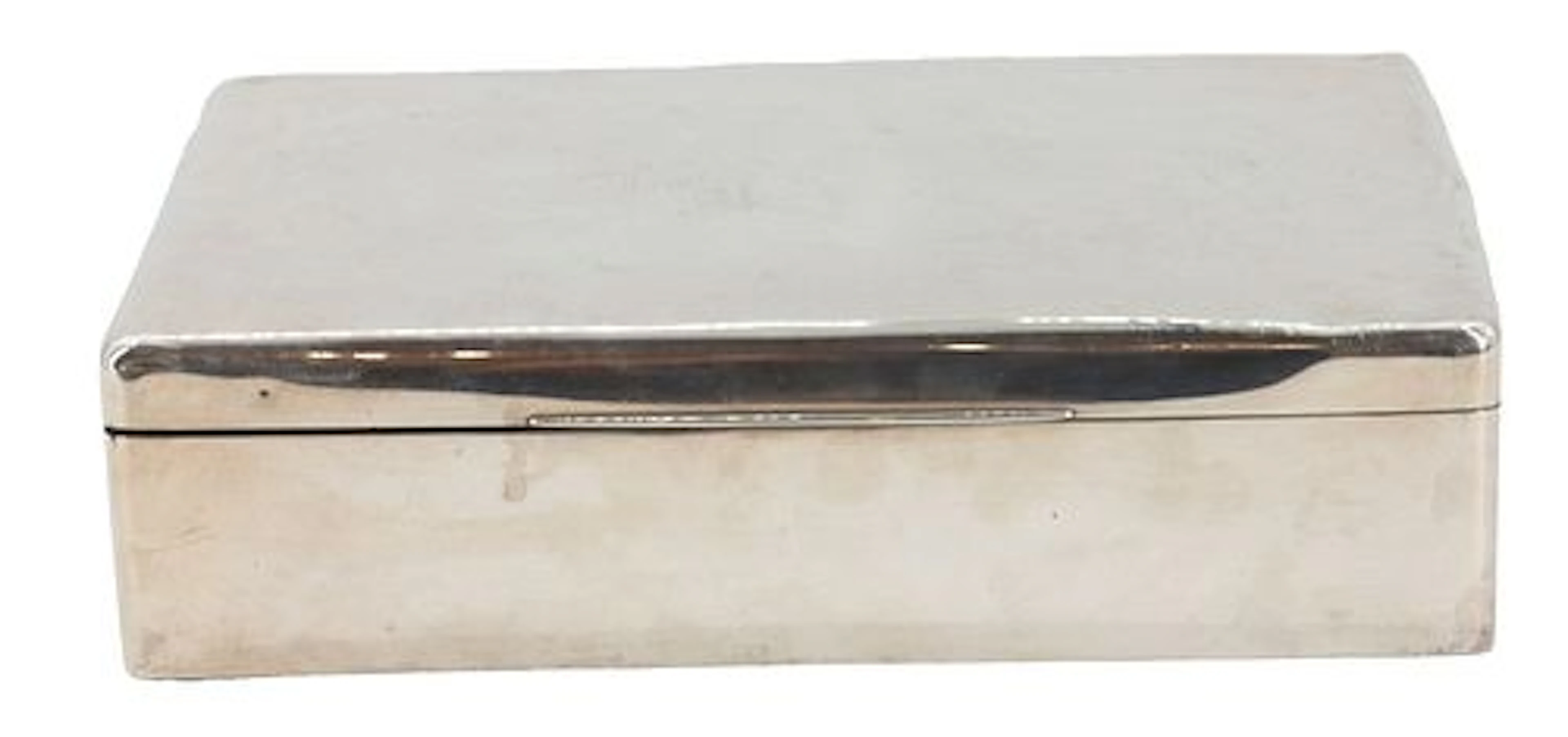 Antique Indian British Colonial Sterling Silver Bottomless Box - 39.920 ozt.
