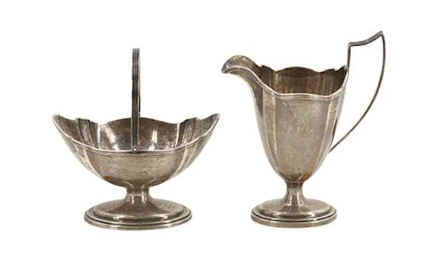 (2) Gorham Sterling Silver "Plymouth" Footed Vessels - 10.380 ozt.
