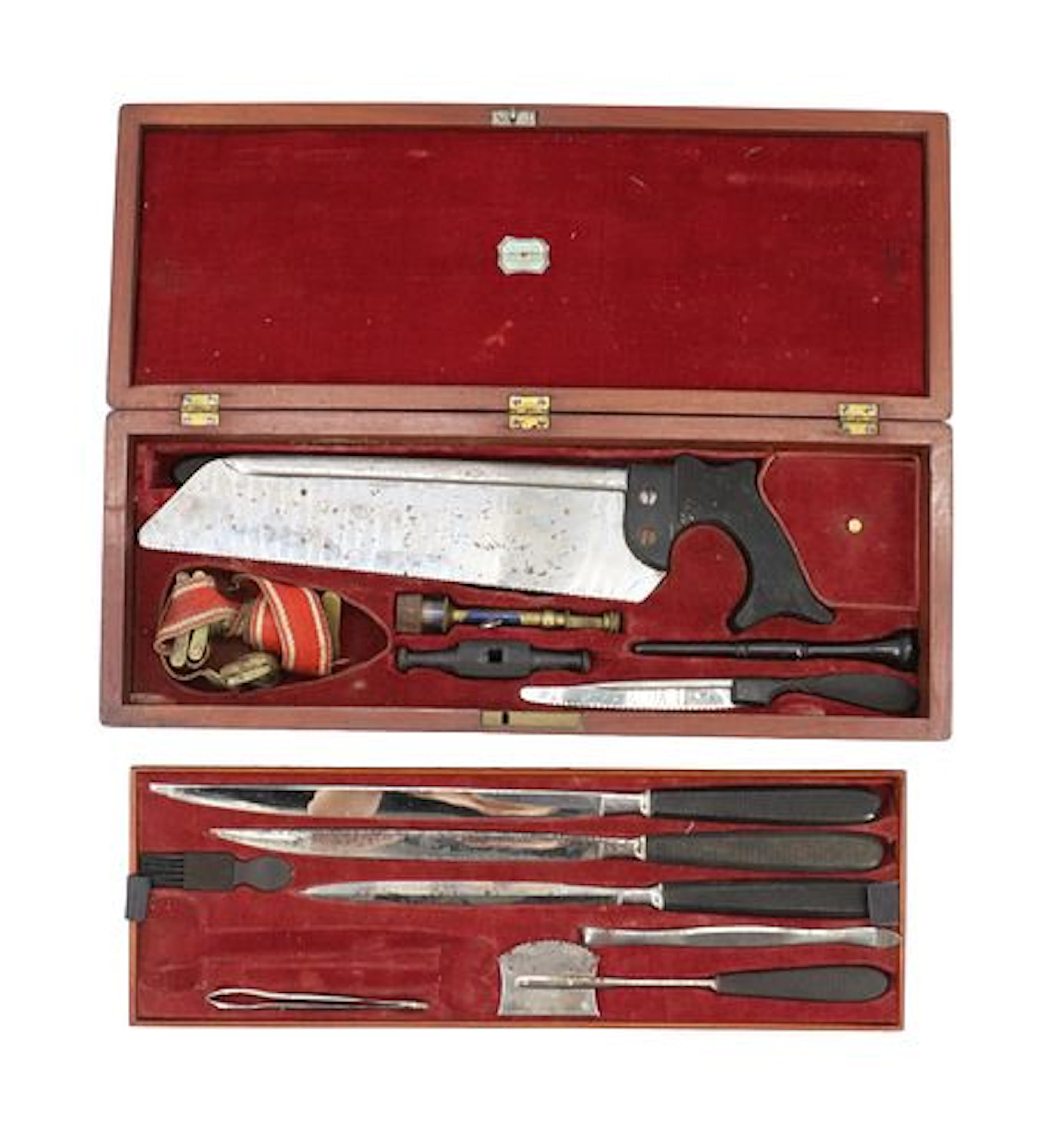Antique American 19th Century Amputation and Surgical Instrument Set