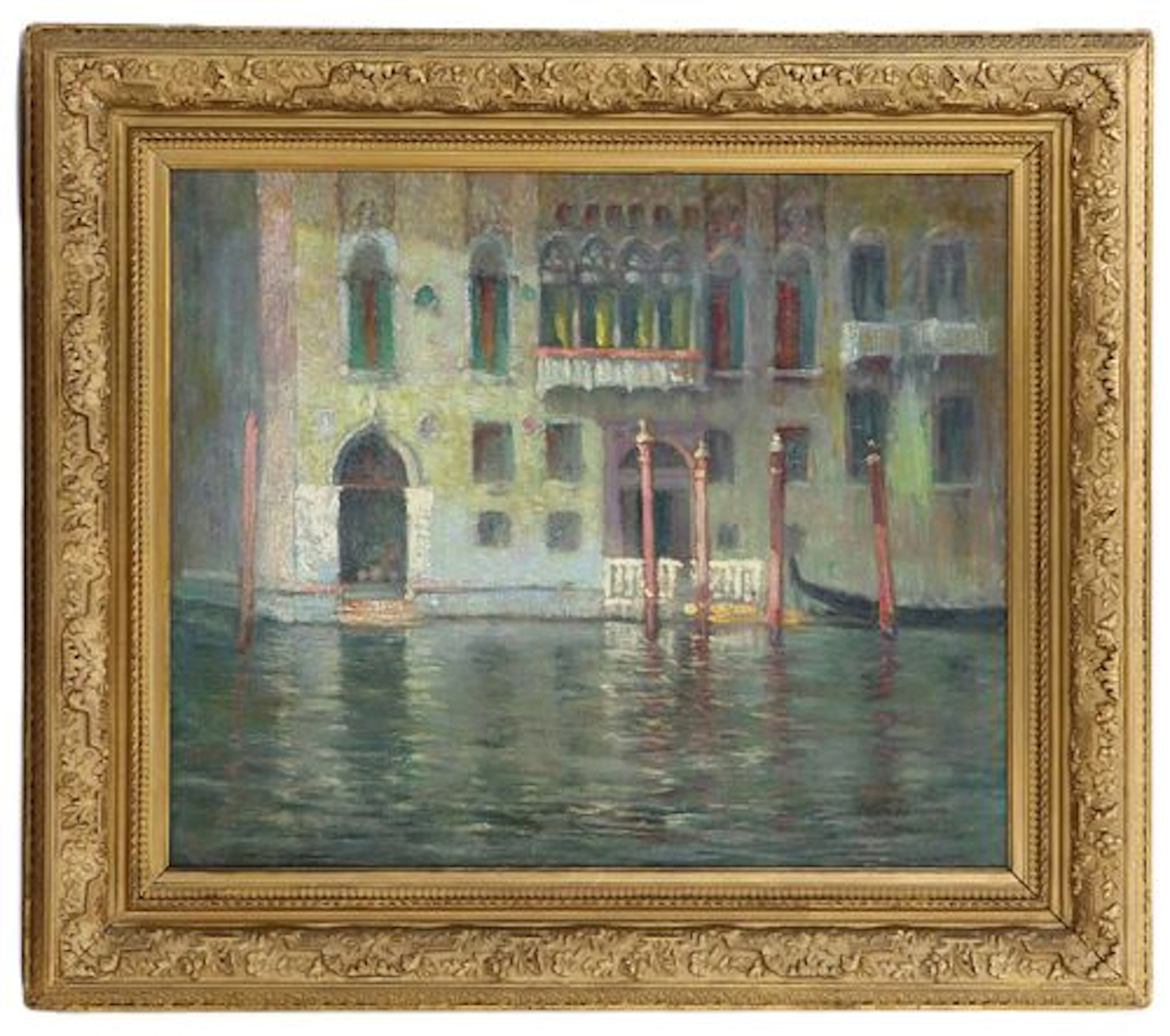 Francis Hopkinson Smith (1838-1915) American, Oil on Canvas Venetian