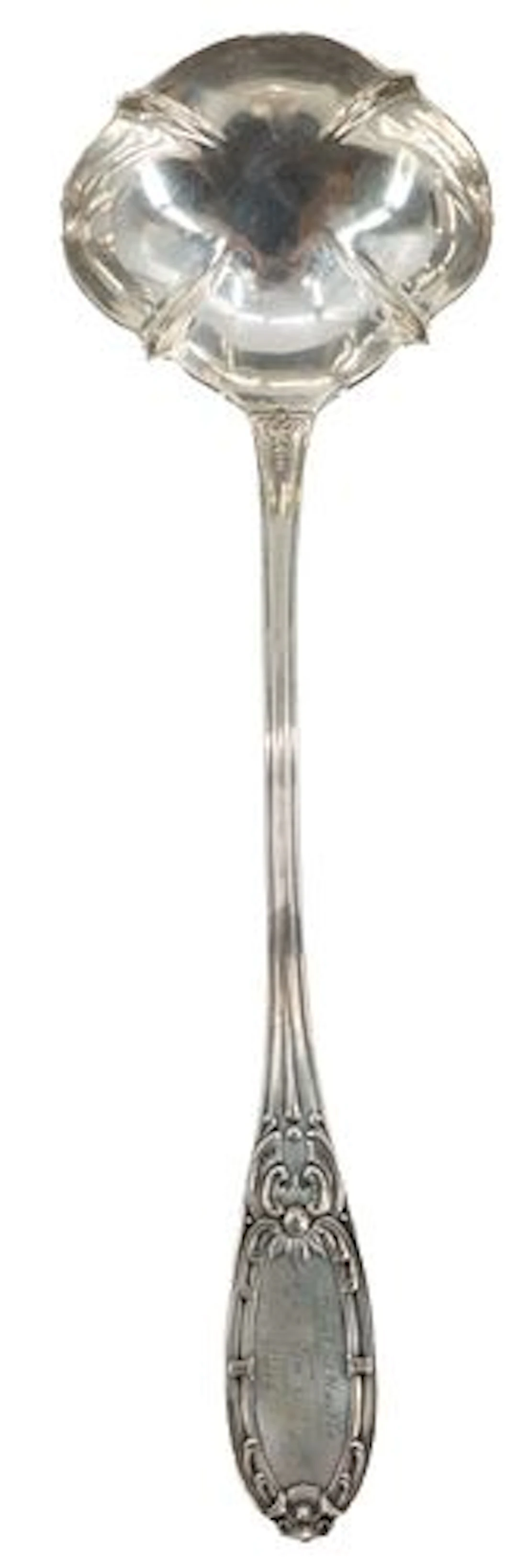 Antique French Sterling Silver Serving Spoon - 6.025 ozt.