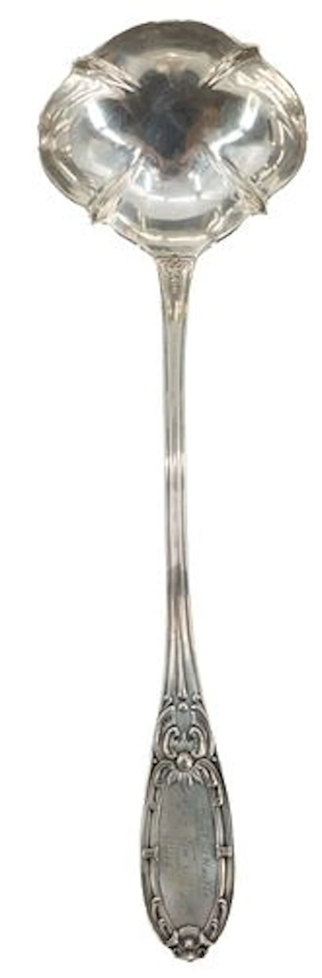 Antique French Sterling Silver Serving Spoon - 6.025 ozt.