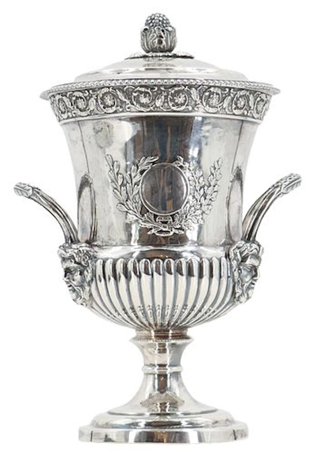 Antique English Sterling Silver Lidded Presentation Cup - 51.690 ozt.