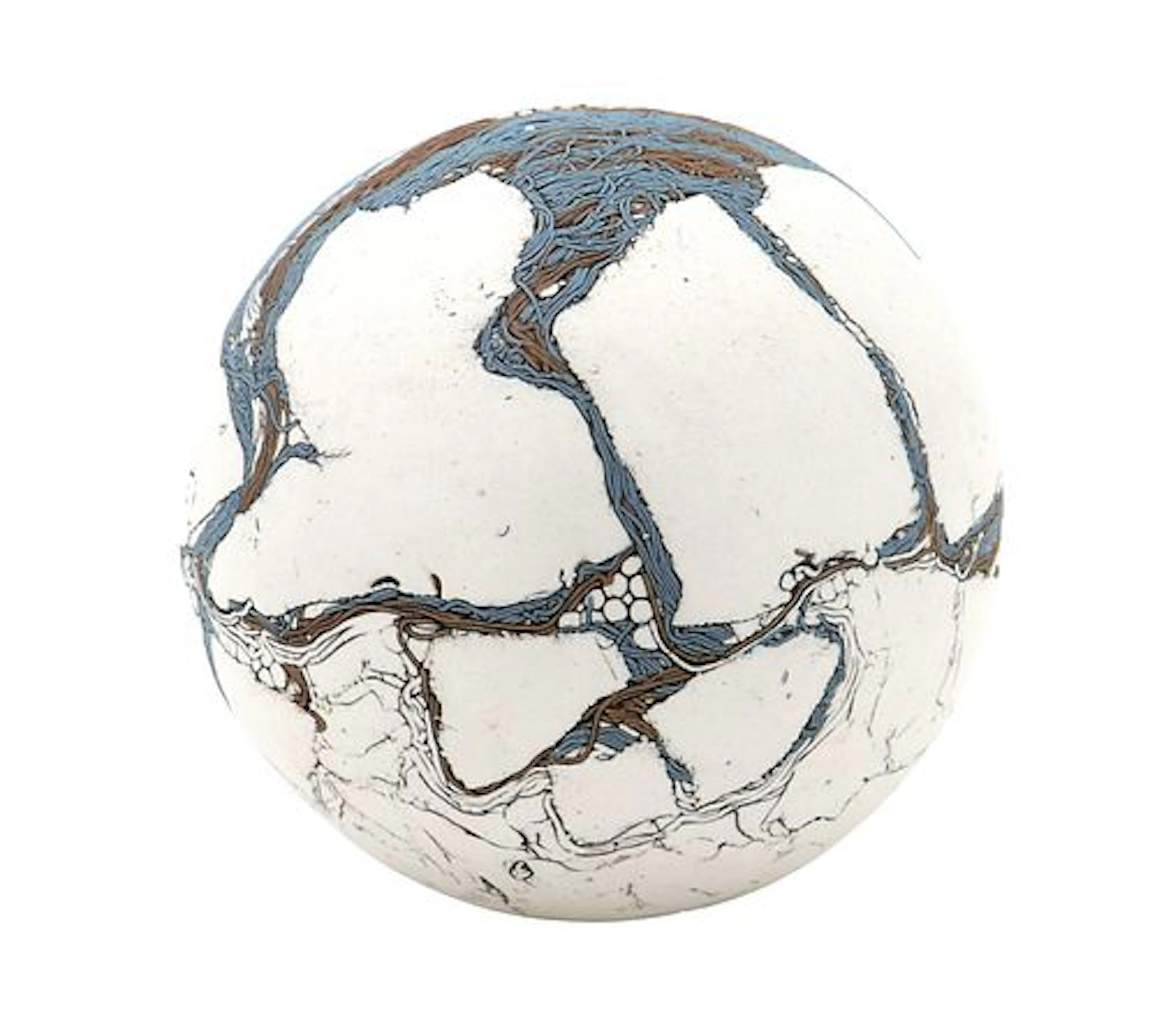 Romilla Batra (Born 1937) Indian/American, Narikomi Ceramic Orb Sculpture