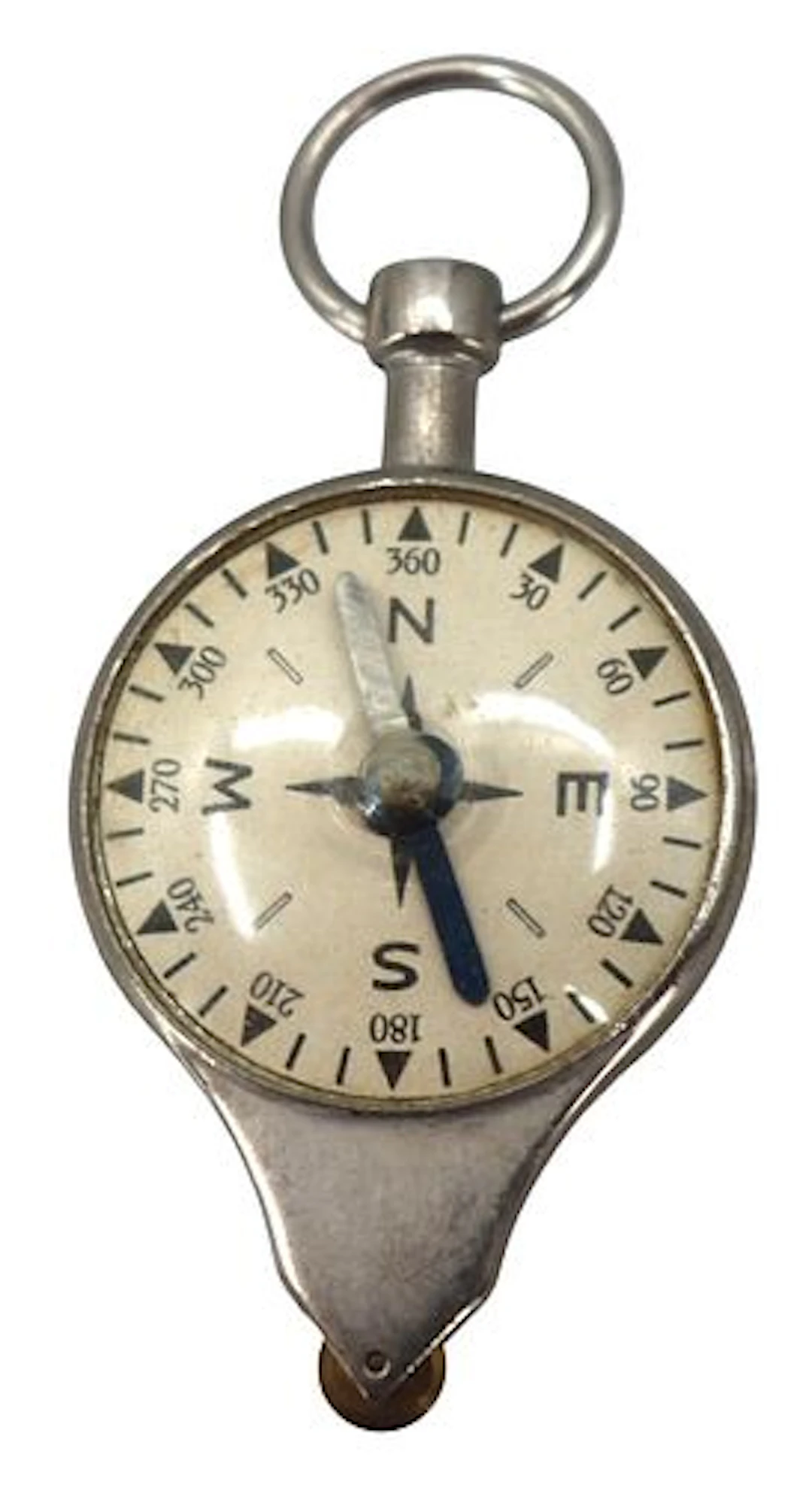 Vintage 2-in-1 Pocket Compass and Opisometer